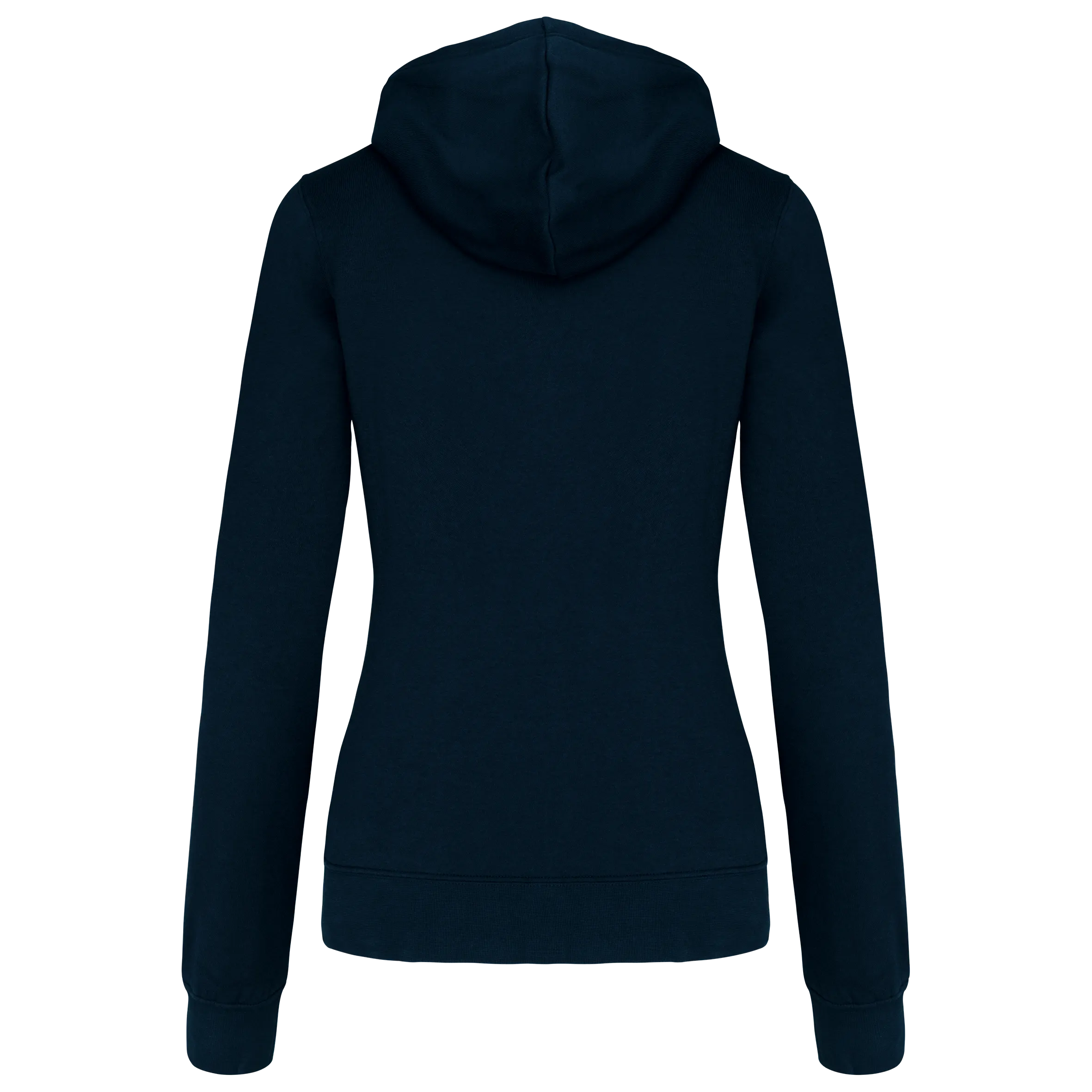 Sudadera capucha contrastada mujer