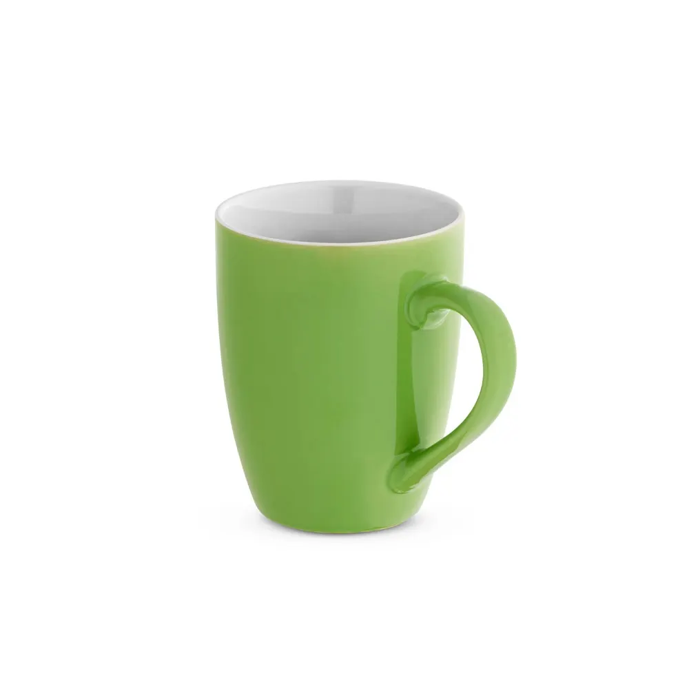 CINANDER. Taza de cerámica con acabado brillante, 370 ml