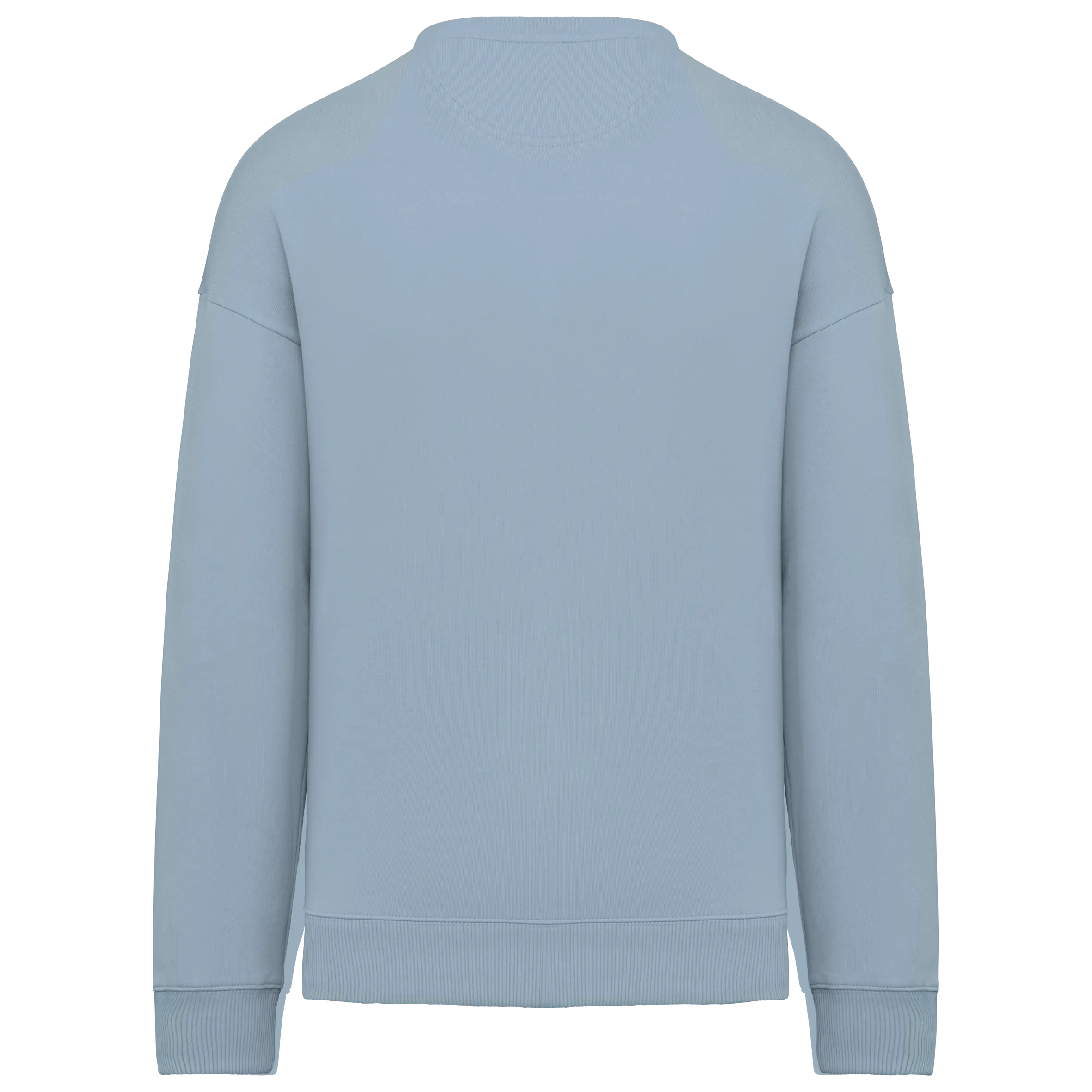 Sudadera ecorresponsable cuello redondo oversize unisex
