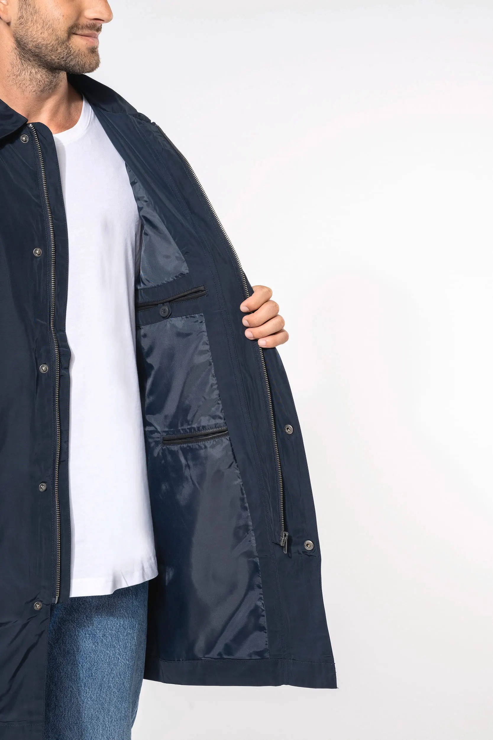 Gabardina ligera para hombre