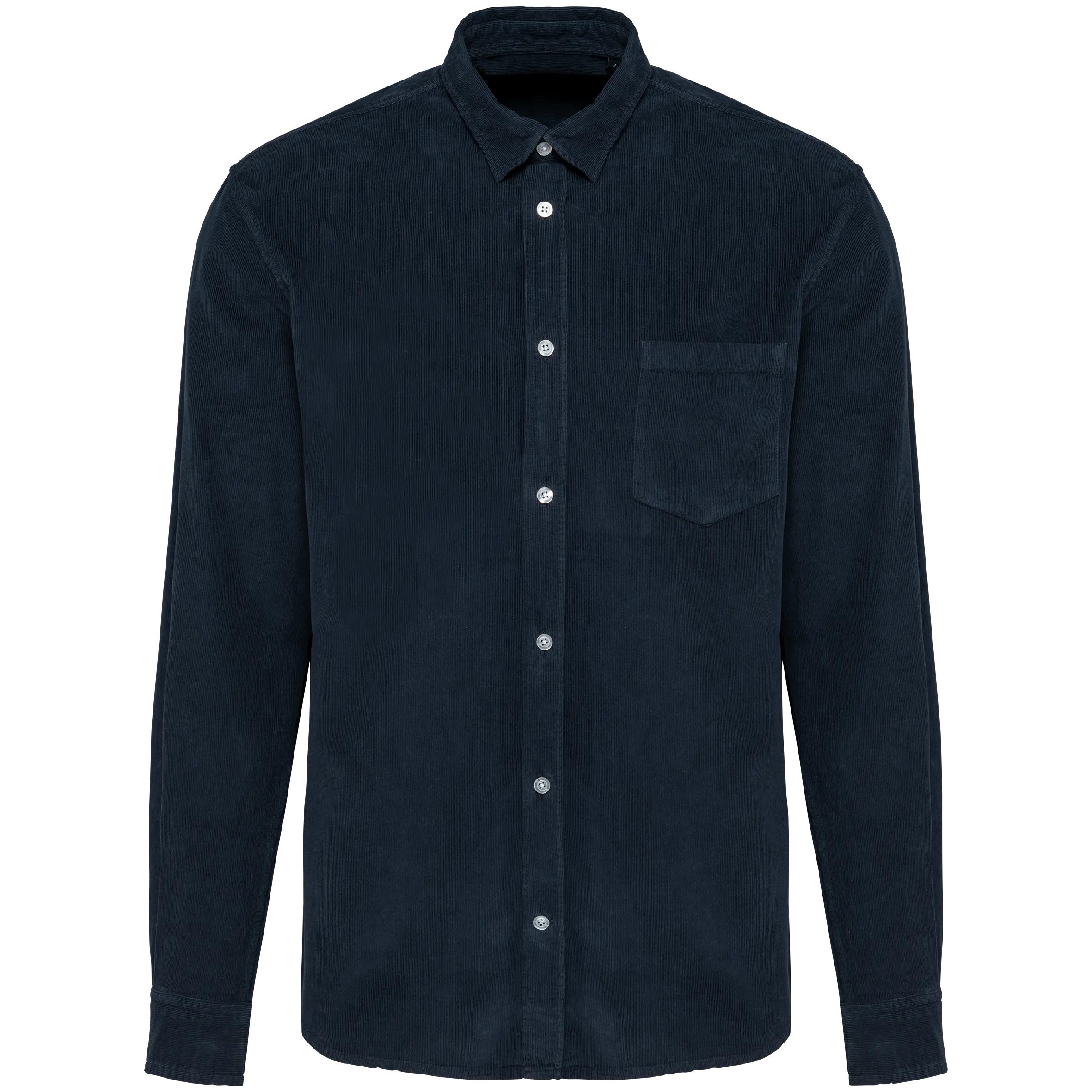 Camisa de pana manga larga hombre