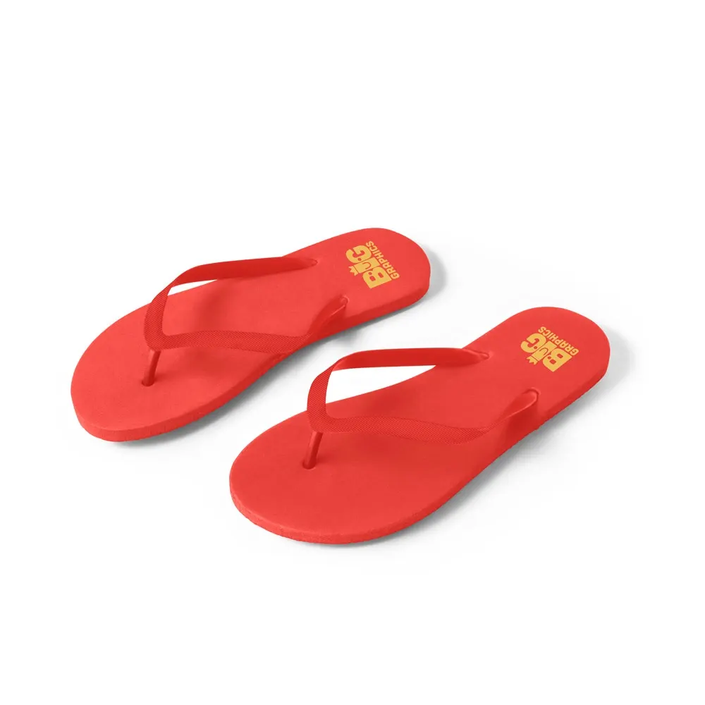 MAUPITI L / XL. Zapatillas cómodas con suela de PE y tira de PVC
