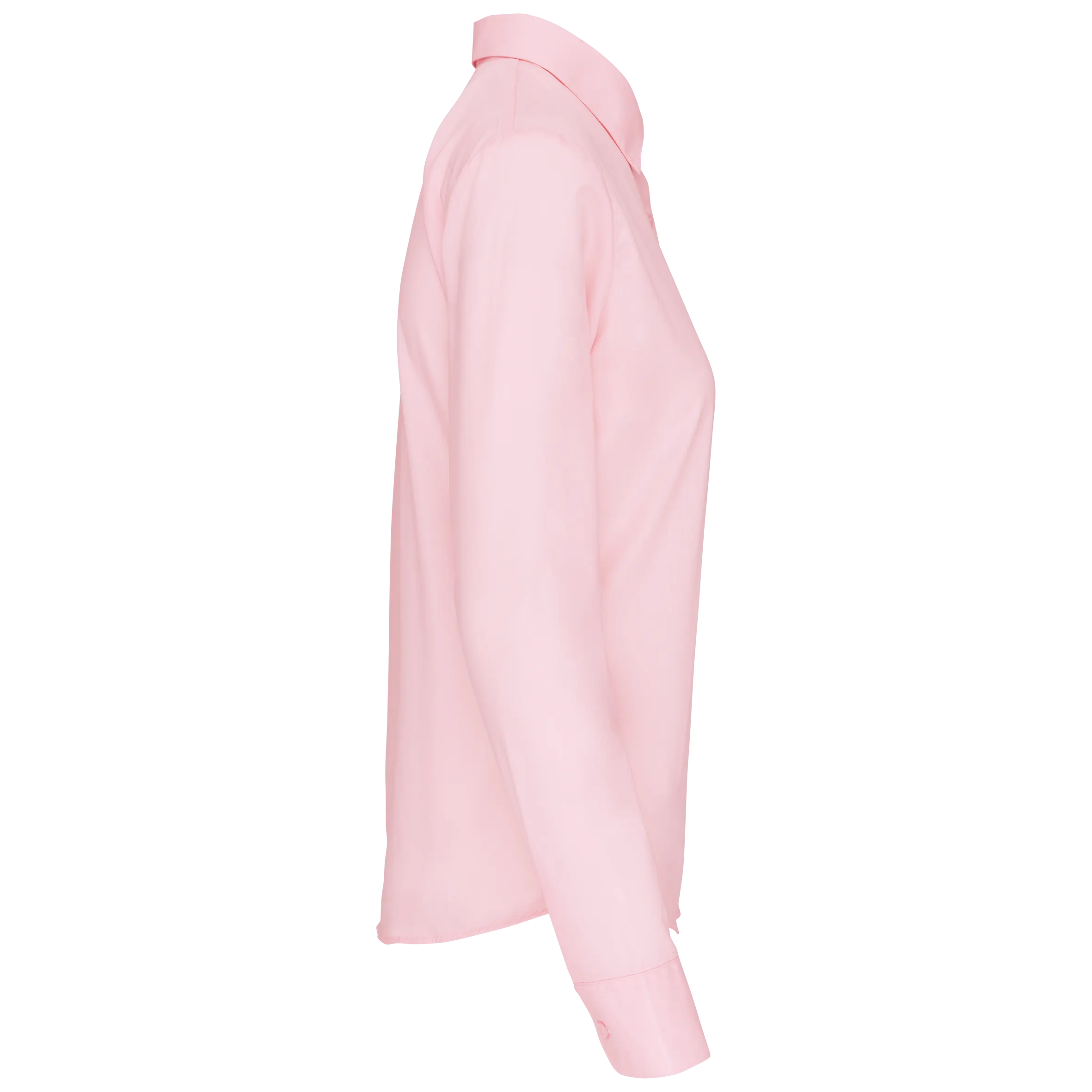 Camisa popelina de polialgodón manga larga mujer