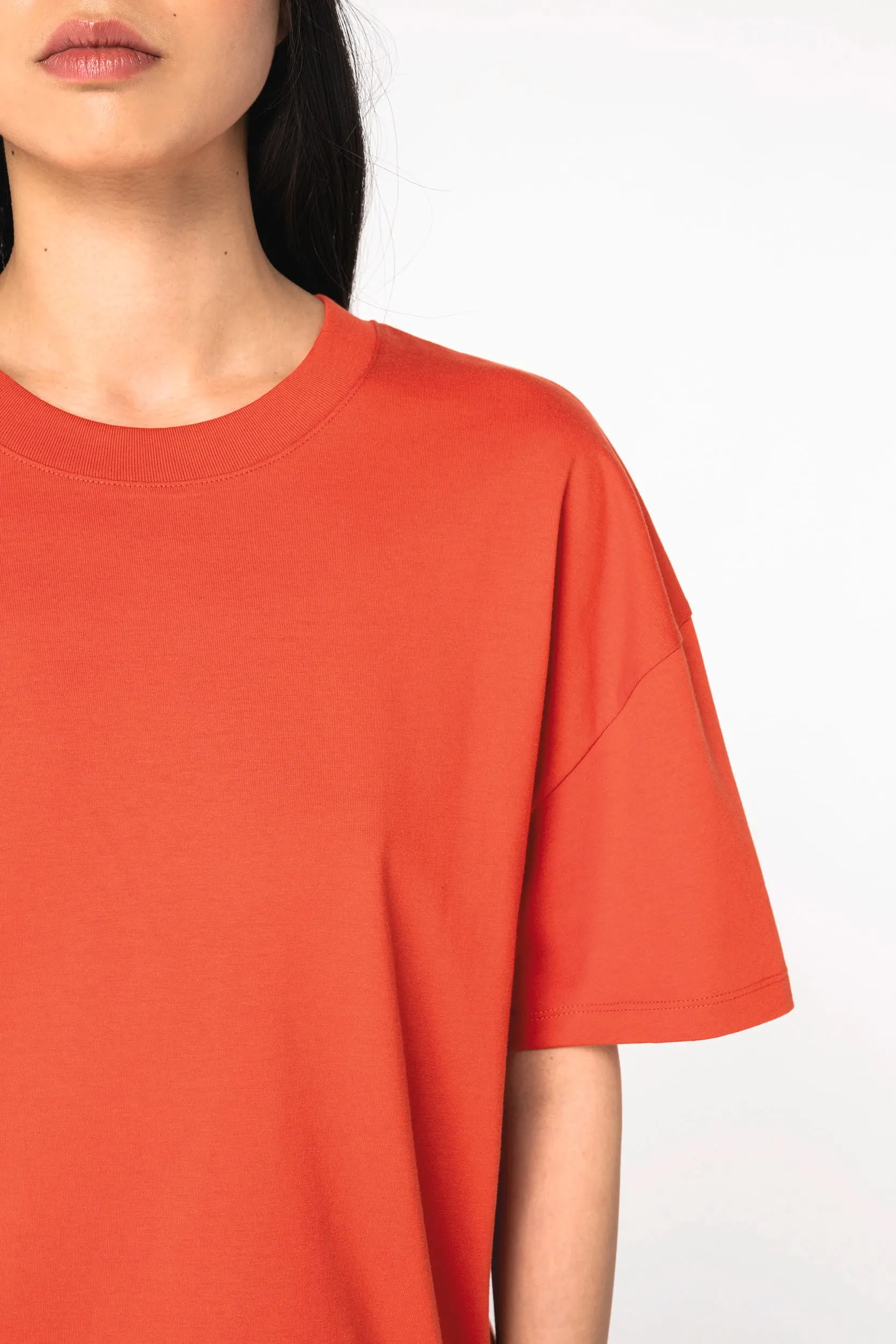 Camiseta ecorresponsable oversize mujer