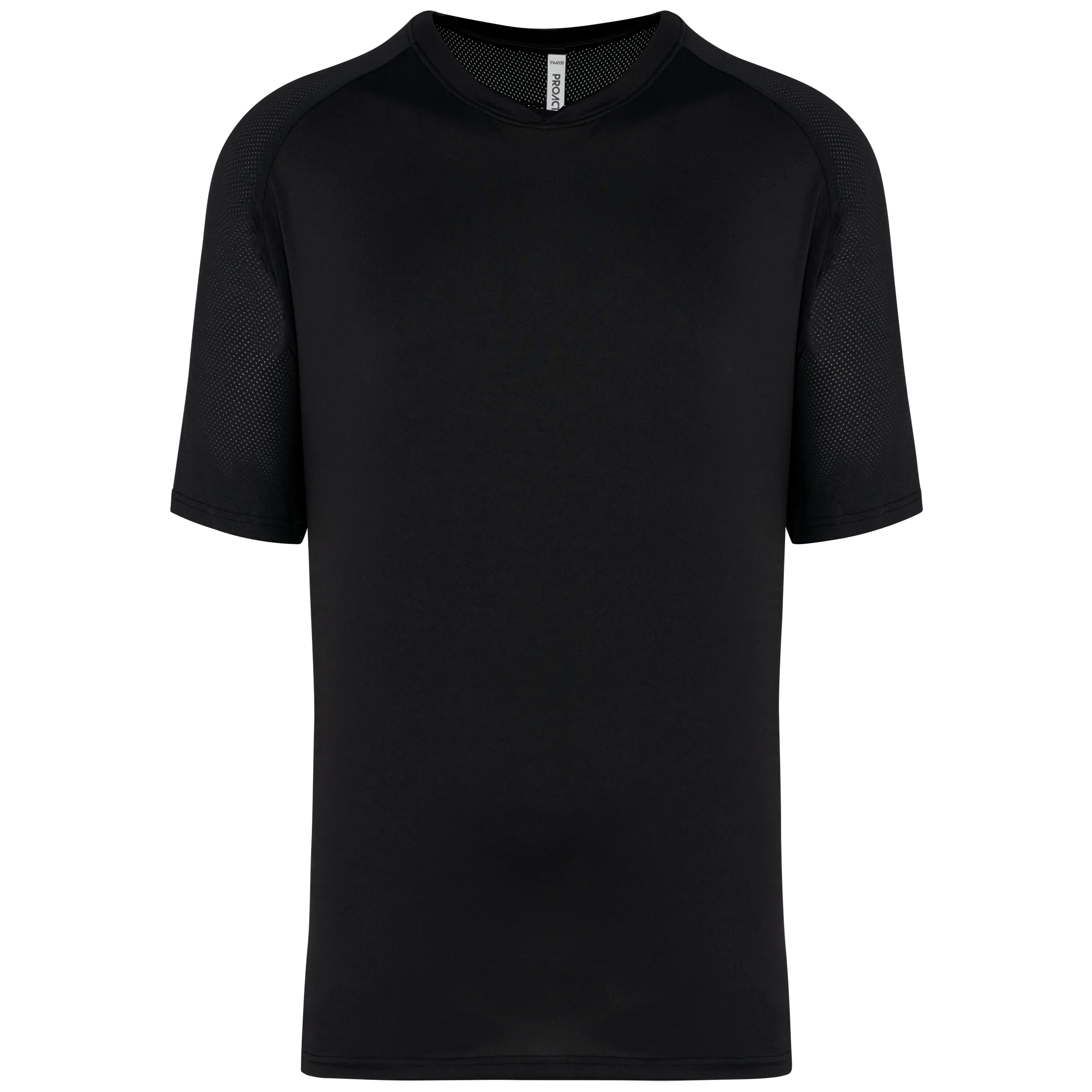 Camiseta de pádel bicolor mangas raglán hombre
