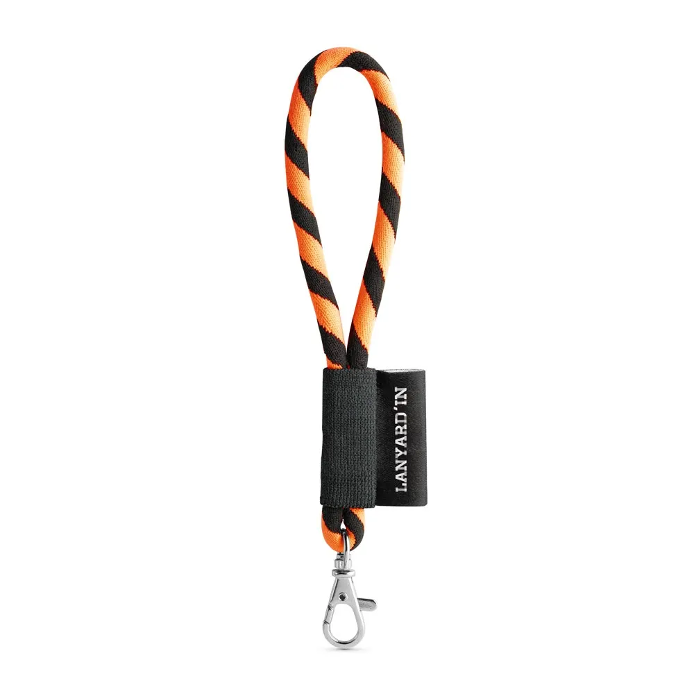 75090. SET Lanyard TUBE Short (Ø 7 mm) con mosquetón de 9 mm