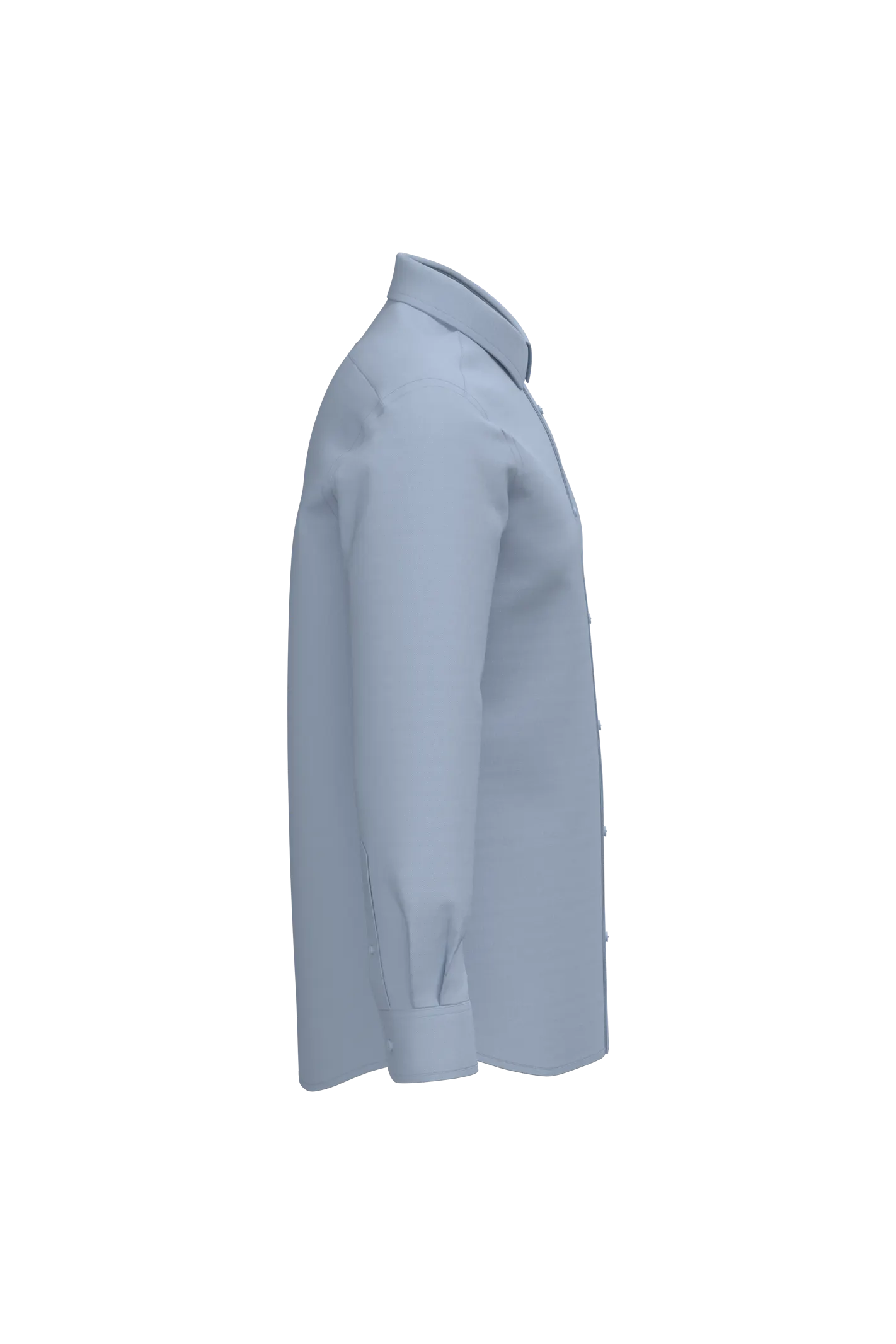 Camisa oxford de manga larga hombre