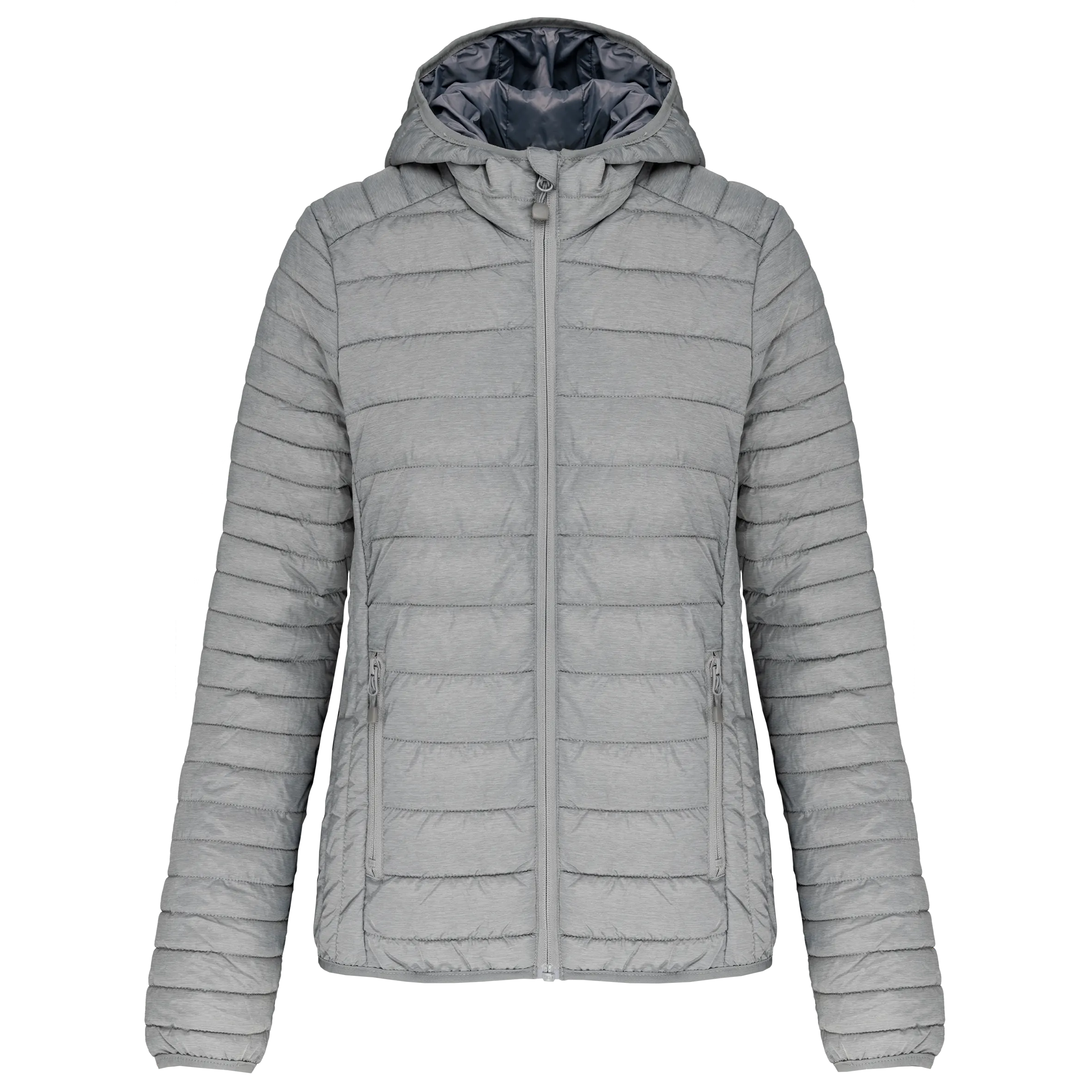 Chaqueta acolchada y ligera con capucha mujer