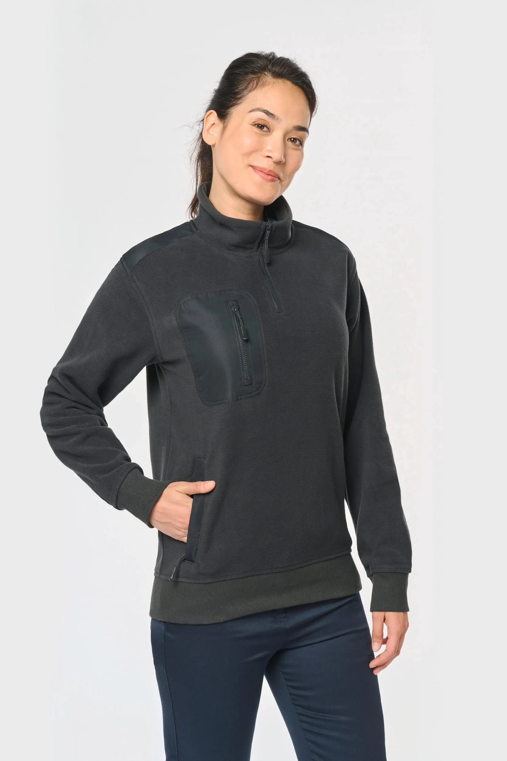 Polar 1/4 cremallera ecorresponsable unisex