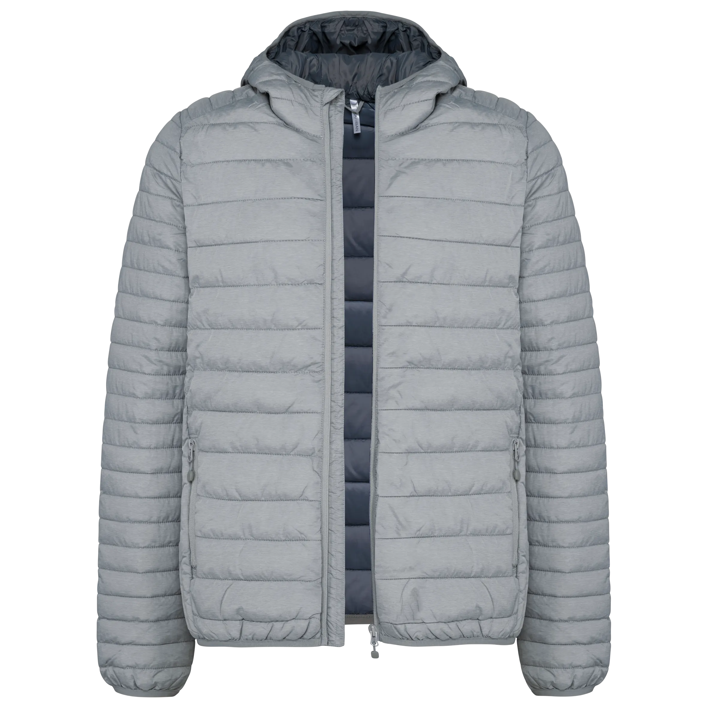 Chaqueta acolchada y ligera con capucha hombre