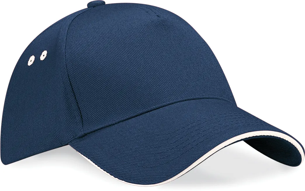 Gorra Ultimate - 5 paneles con sándwich contrastado