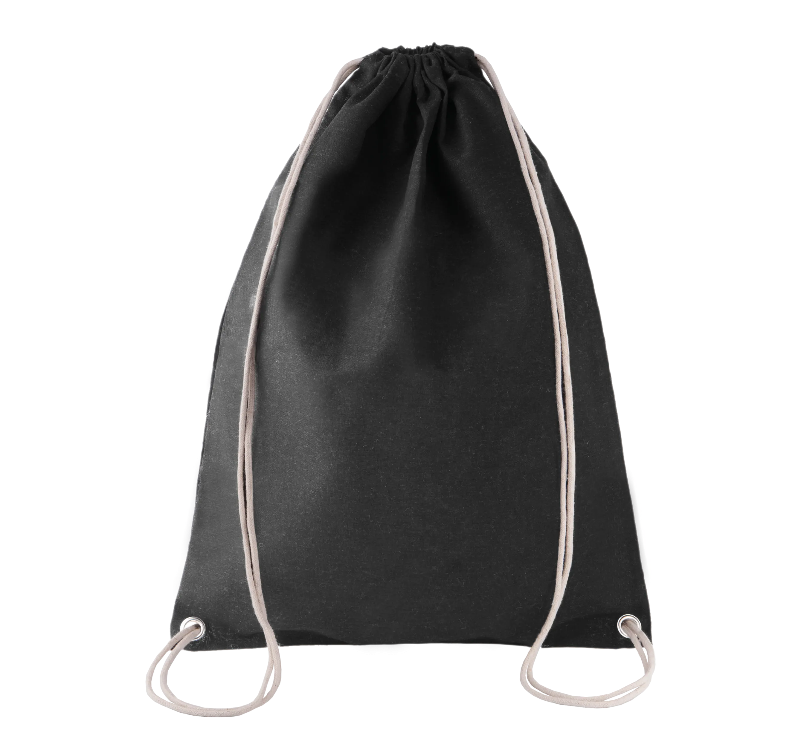Mochila de algodón con cordones