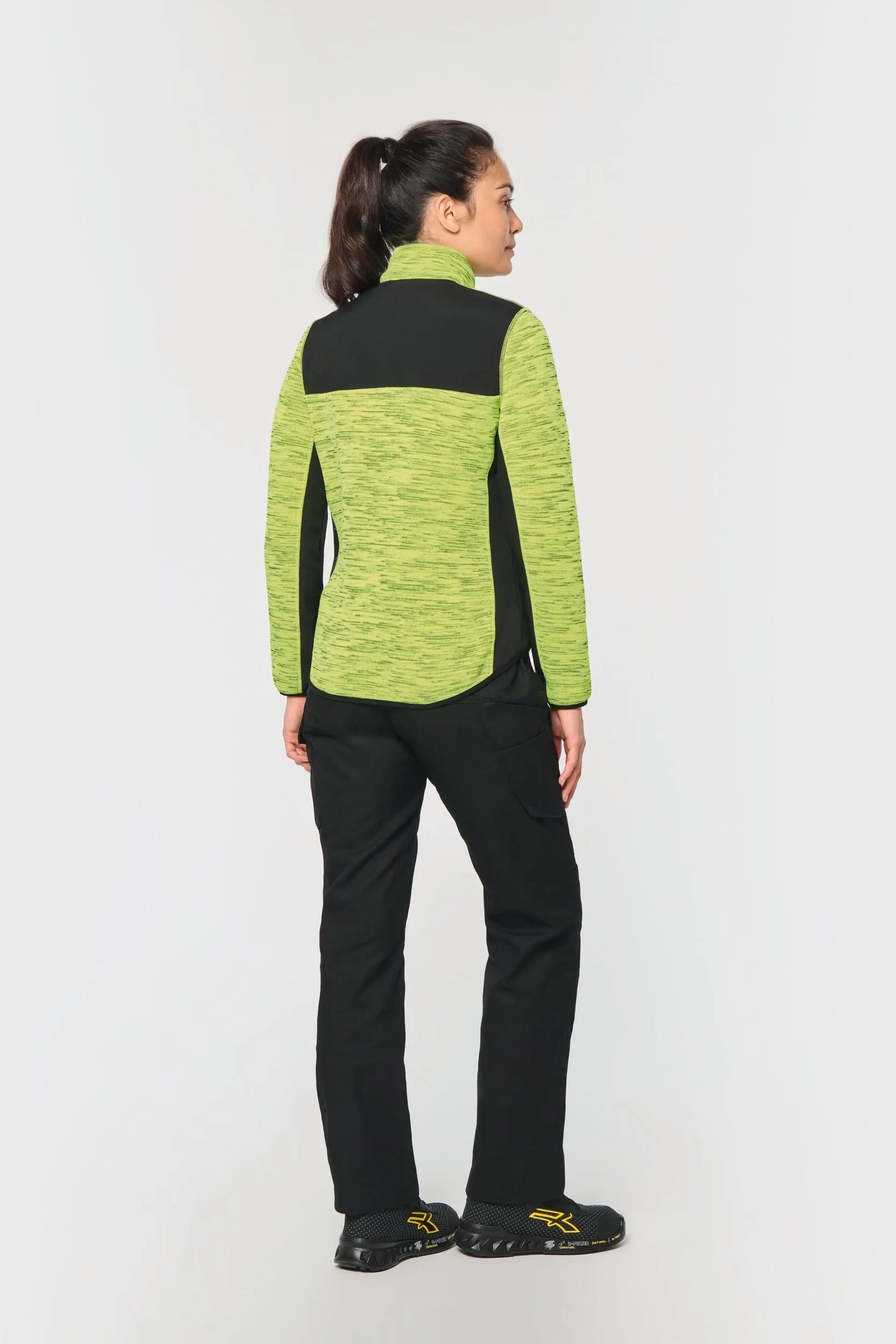 Chaqueta polytricot reciclada mujer