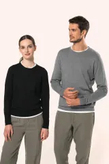 Jersey Supima® cuello redondo hombre