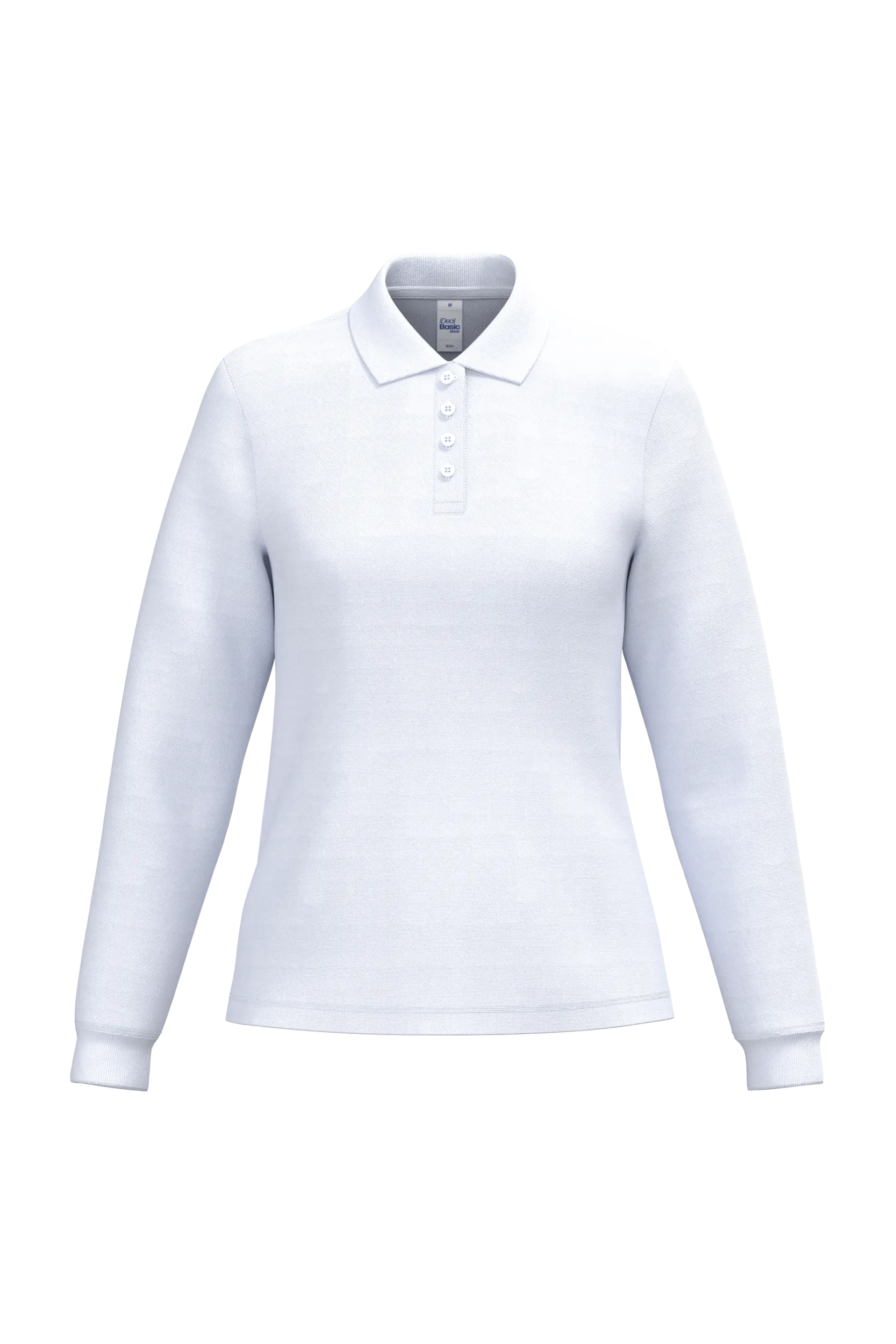 Polo punto piqué LSL mujer