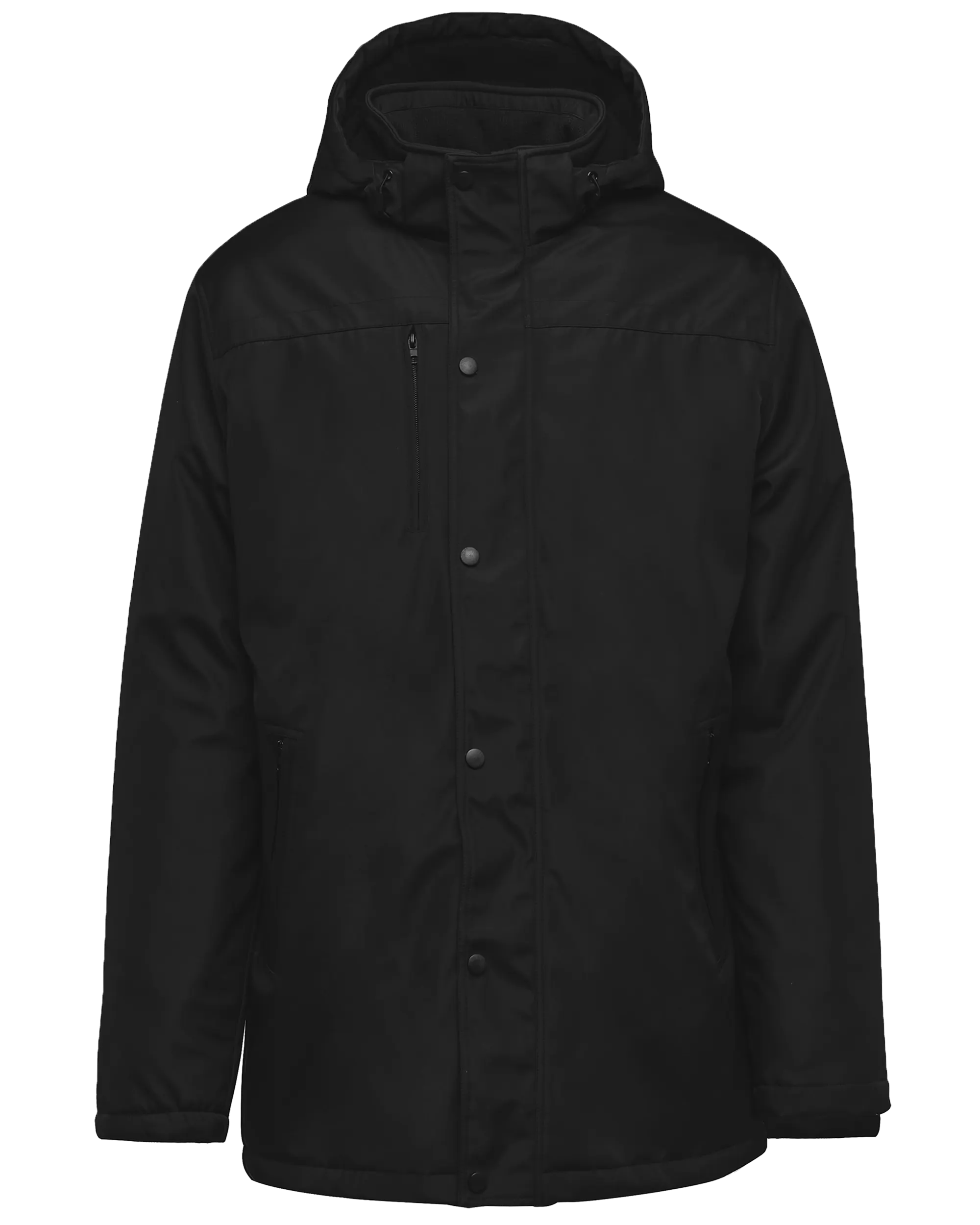 Parka con capucha extraíble