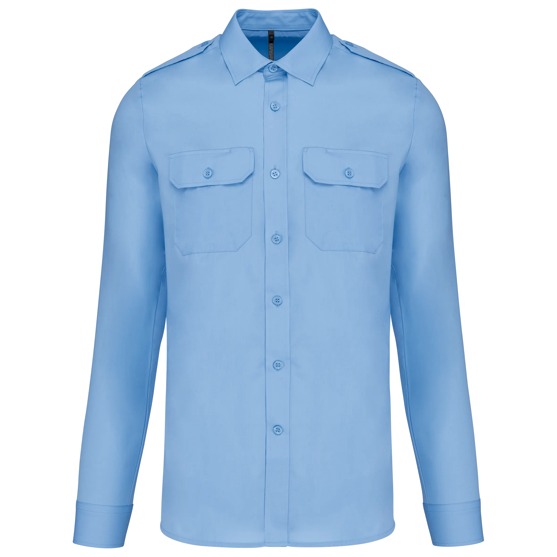 Camisa piloto manga larga hombre