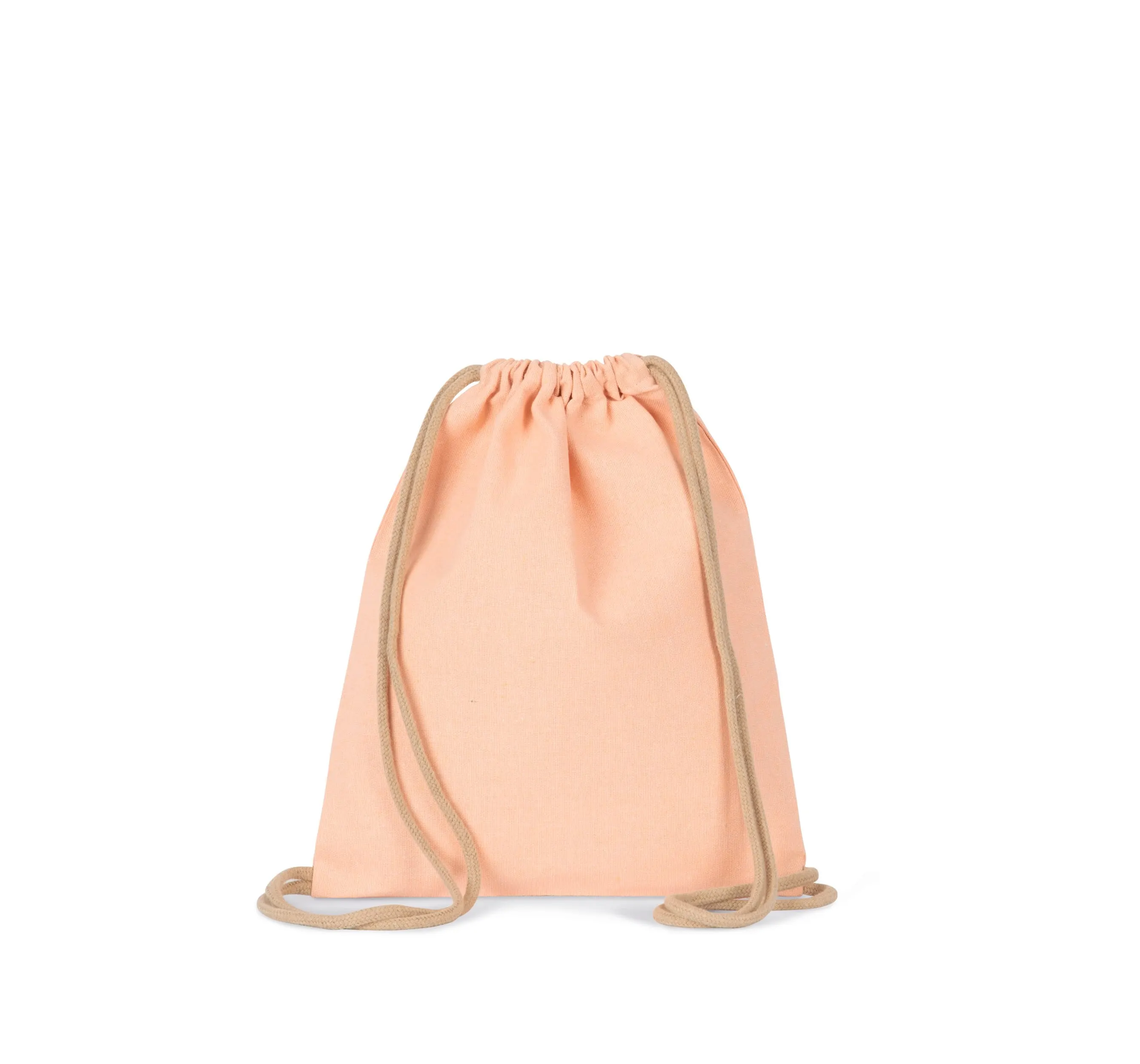 Mochila pequeña reciclada con cordones: tamaño niños