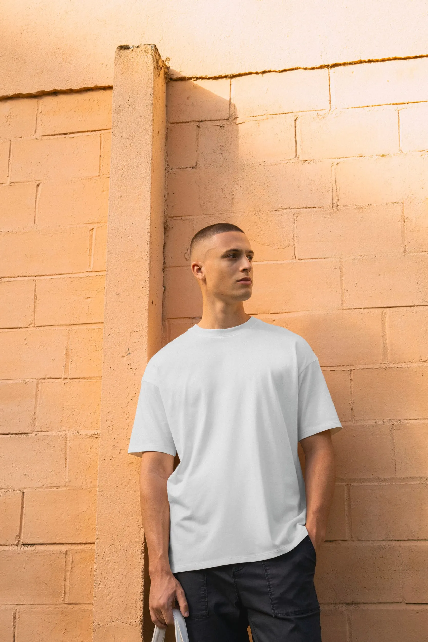 Camiseta ecorresponsable oversize hombre
