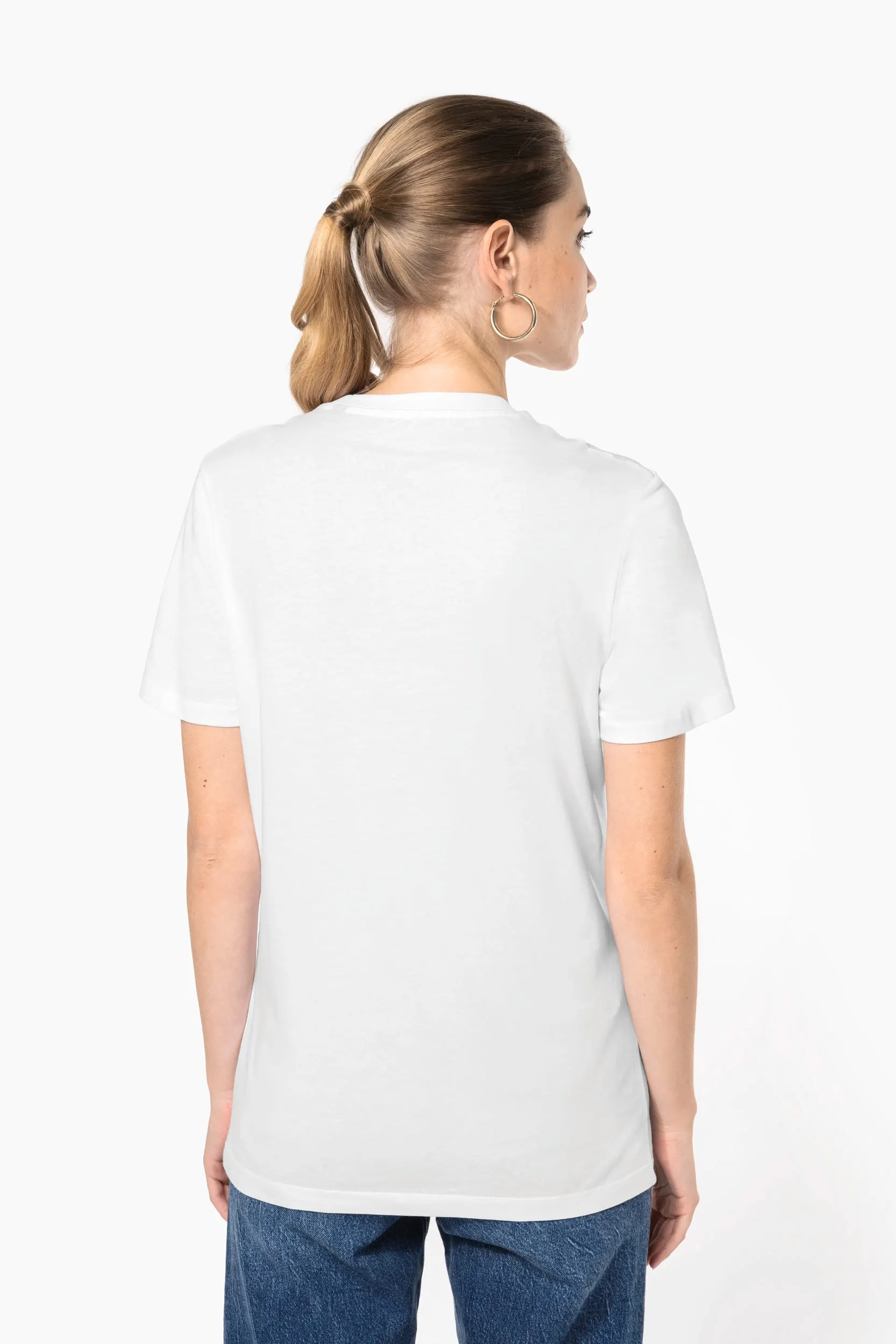 Camiseta cuello redondo y manga corta unisex