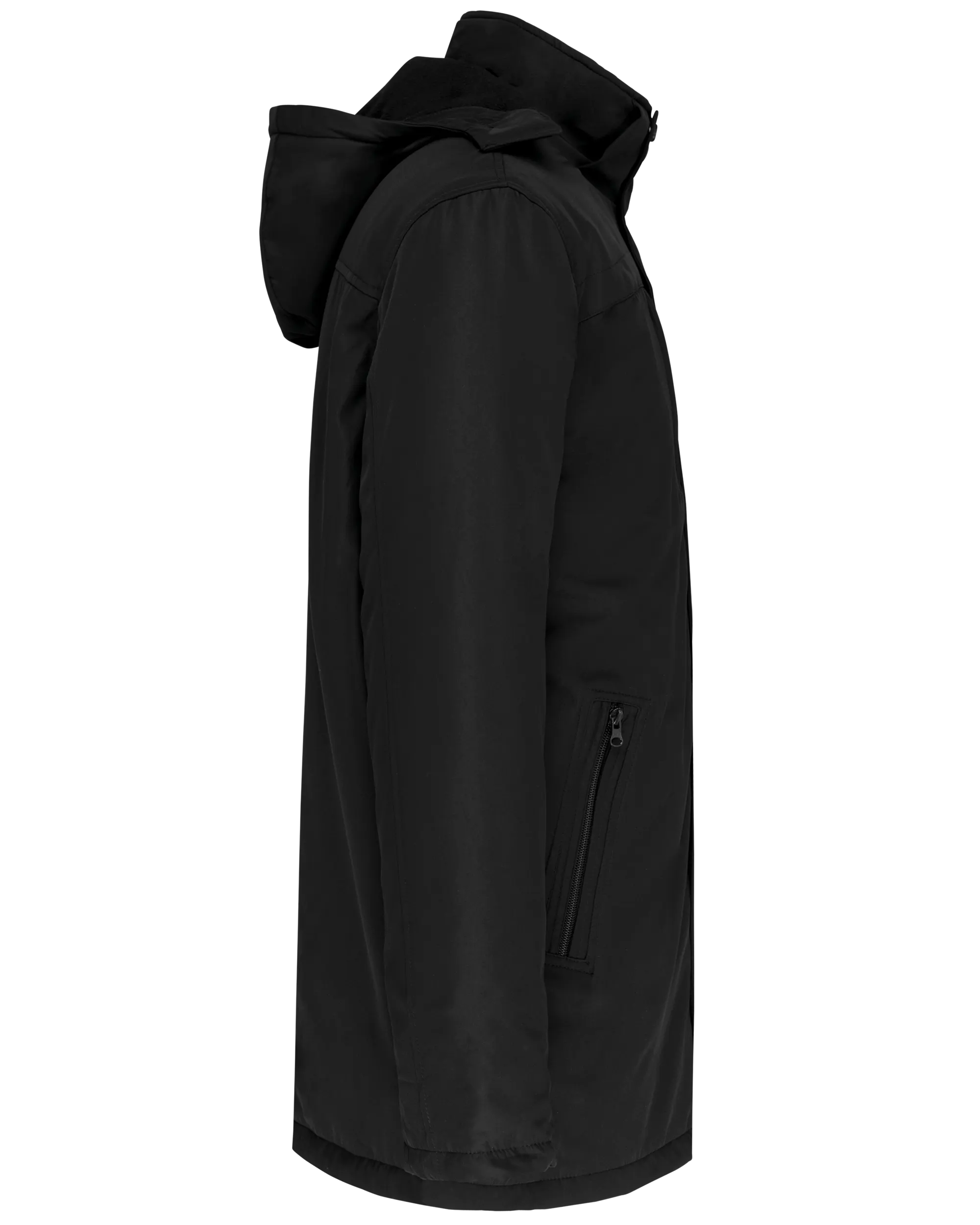 Parka con capucha extraíble