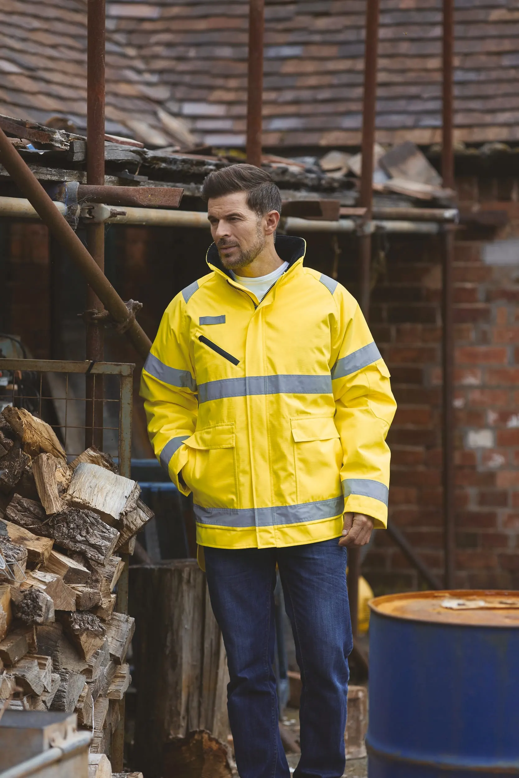 Chaqueta "Fontaine Storm" Alta Visibilidad