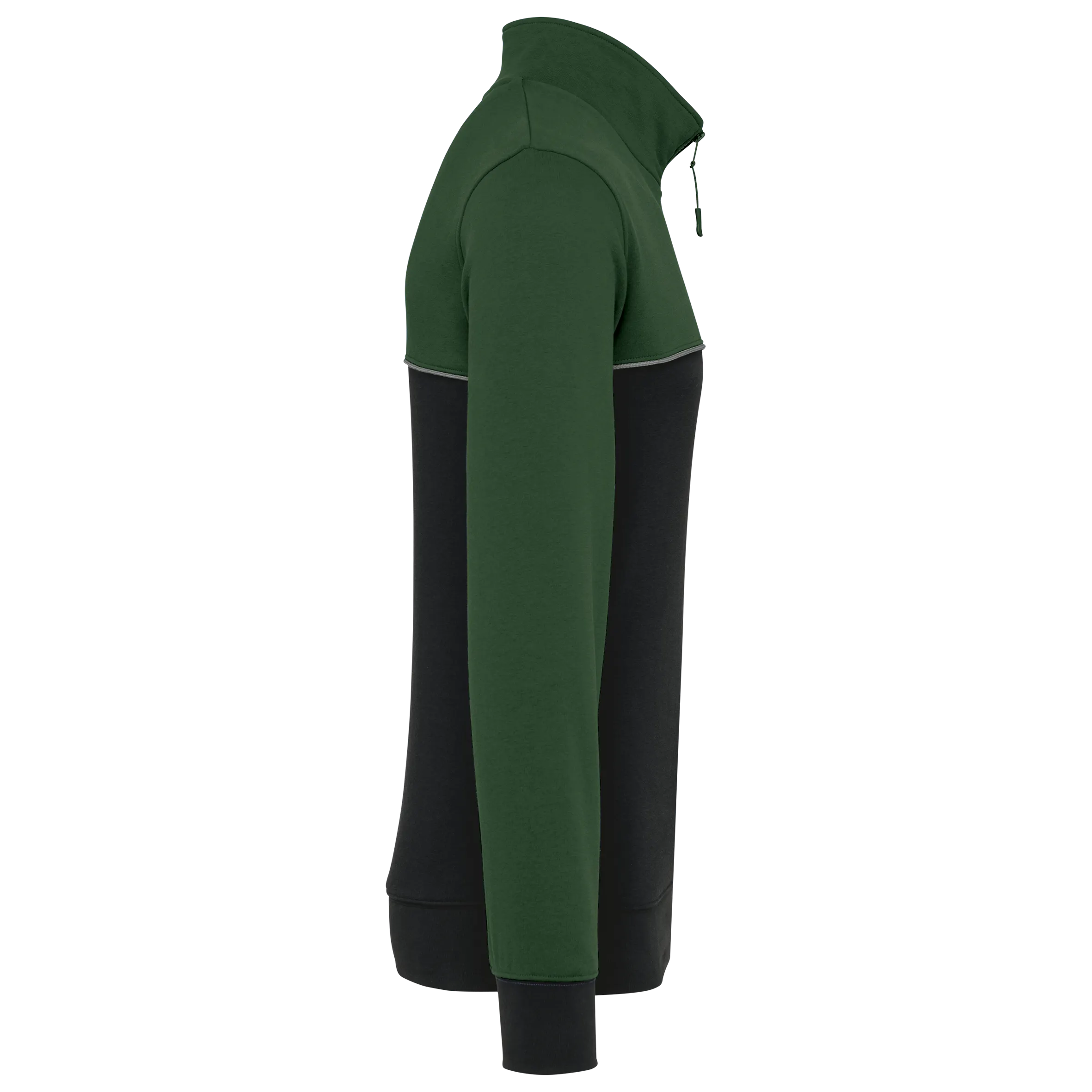 Sudadera 1/4 cremallera ecorresponsable– Unisex