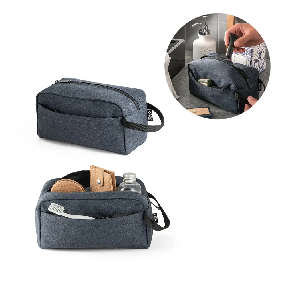 REPURPOSE BAG. Neceser fabricado en poliéster reciclado 600D