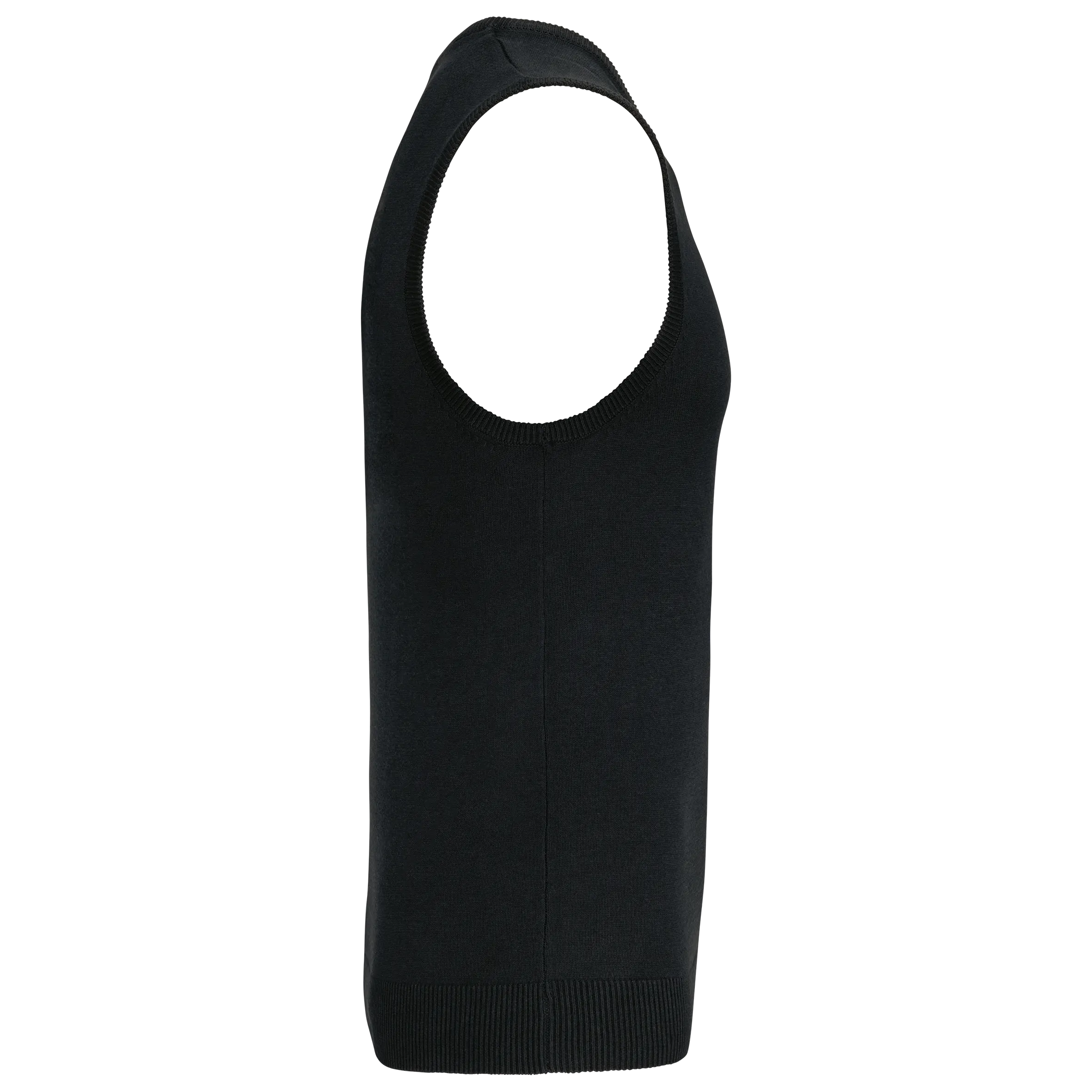Jersey cuello de pico sin mangas