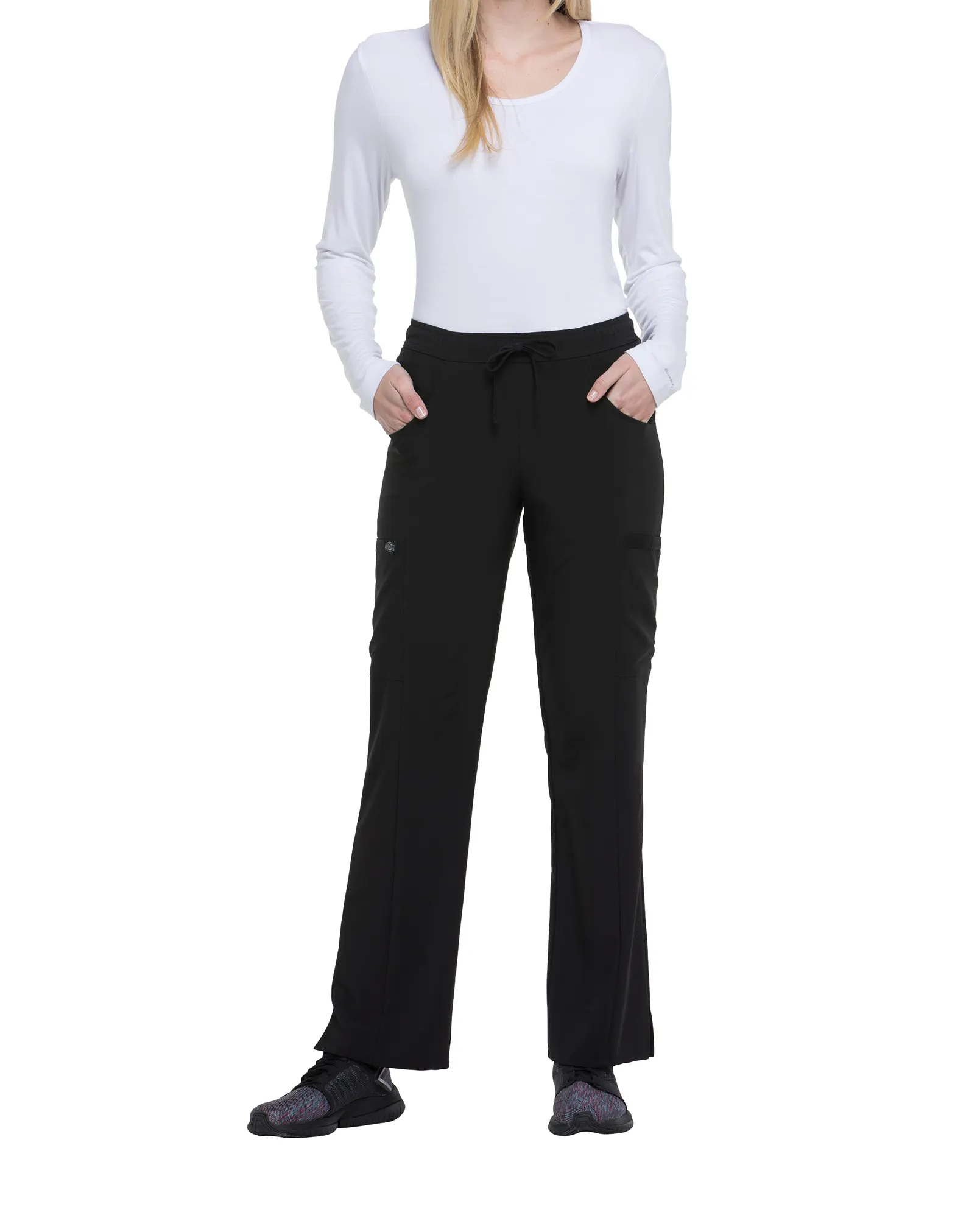 Pantalones de tiro medio mujer<br/>