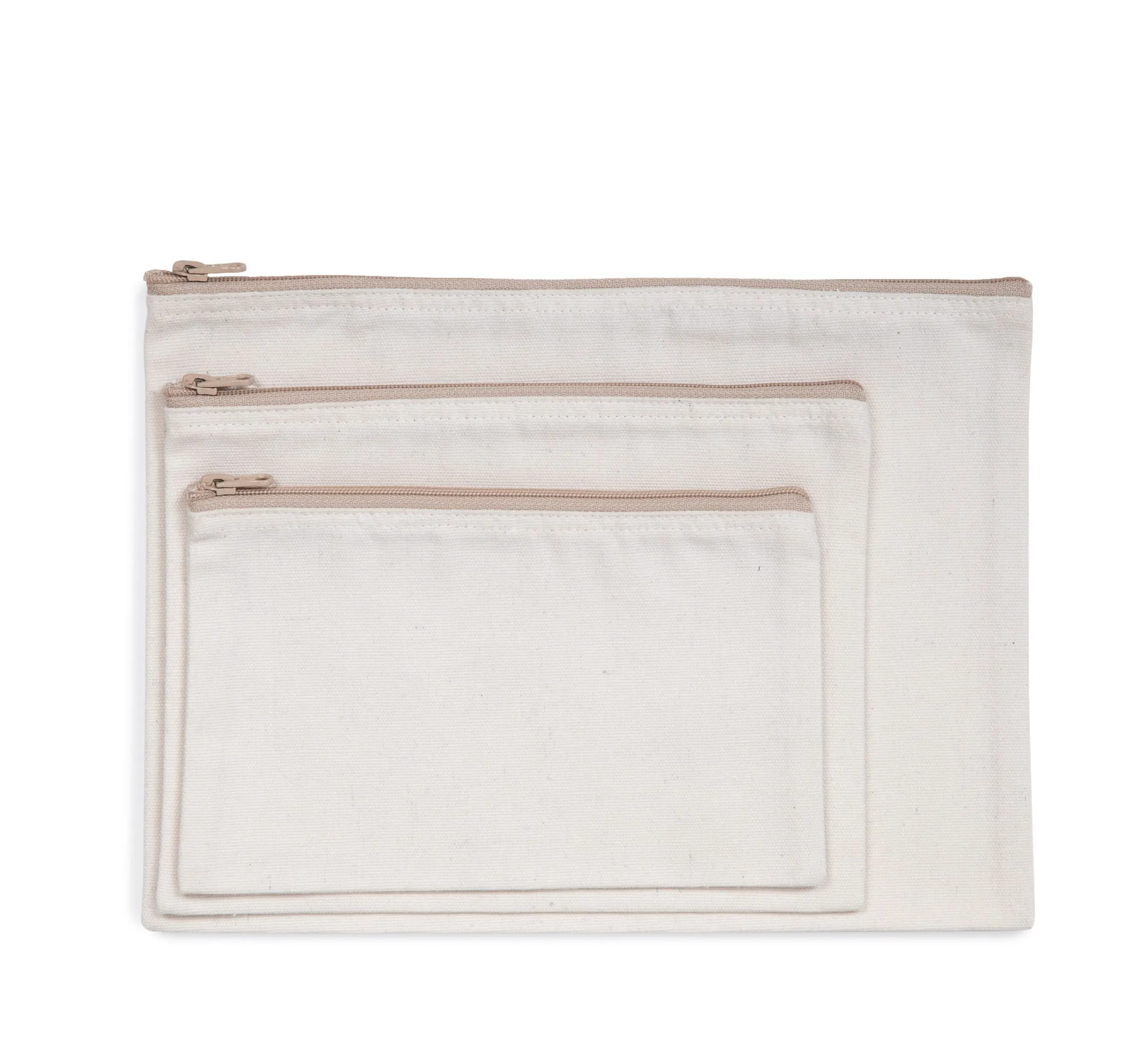 Estuche reciclado con cremallera
