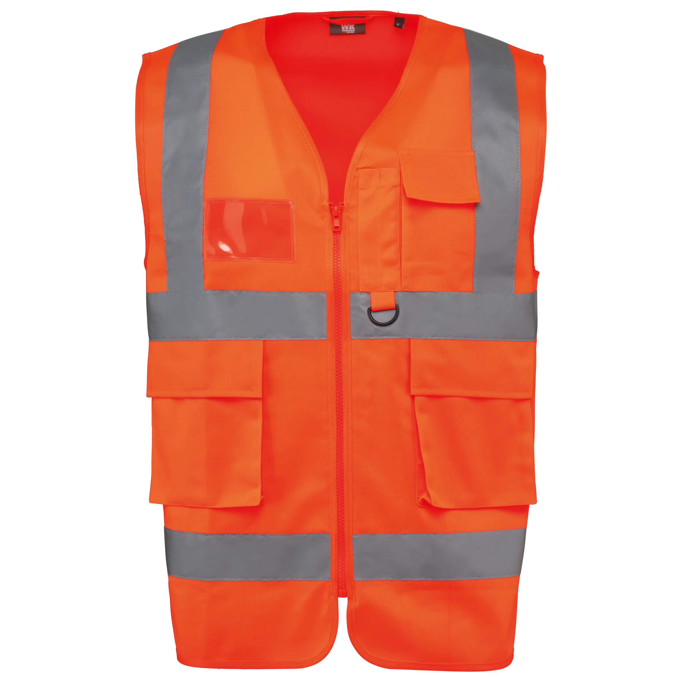 Chaleco de seguridad alta visibilidad reciclado con cremallera unisex