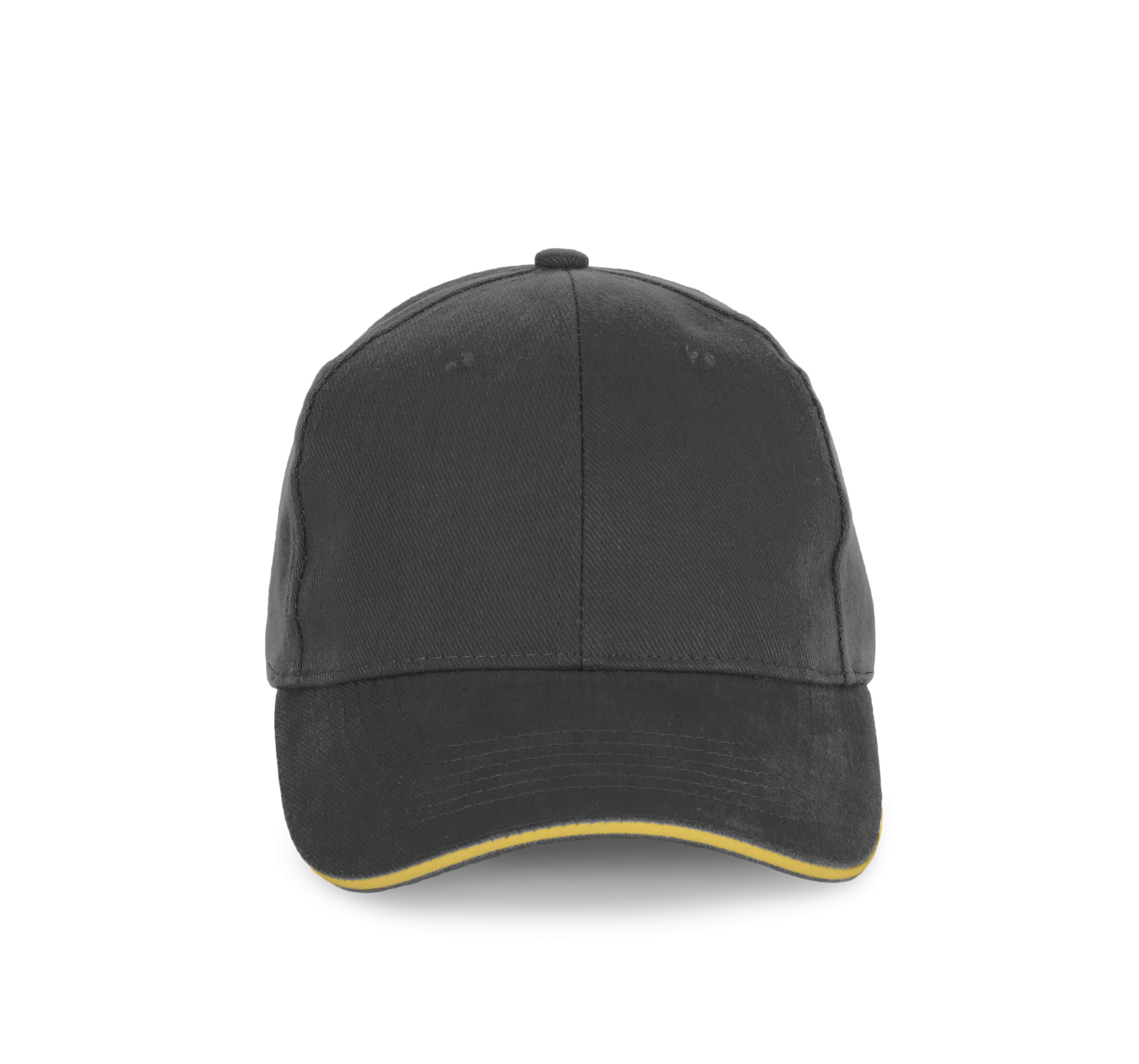 Gorra algodón orgánico con sándwich contrastado - 6 paneles