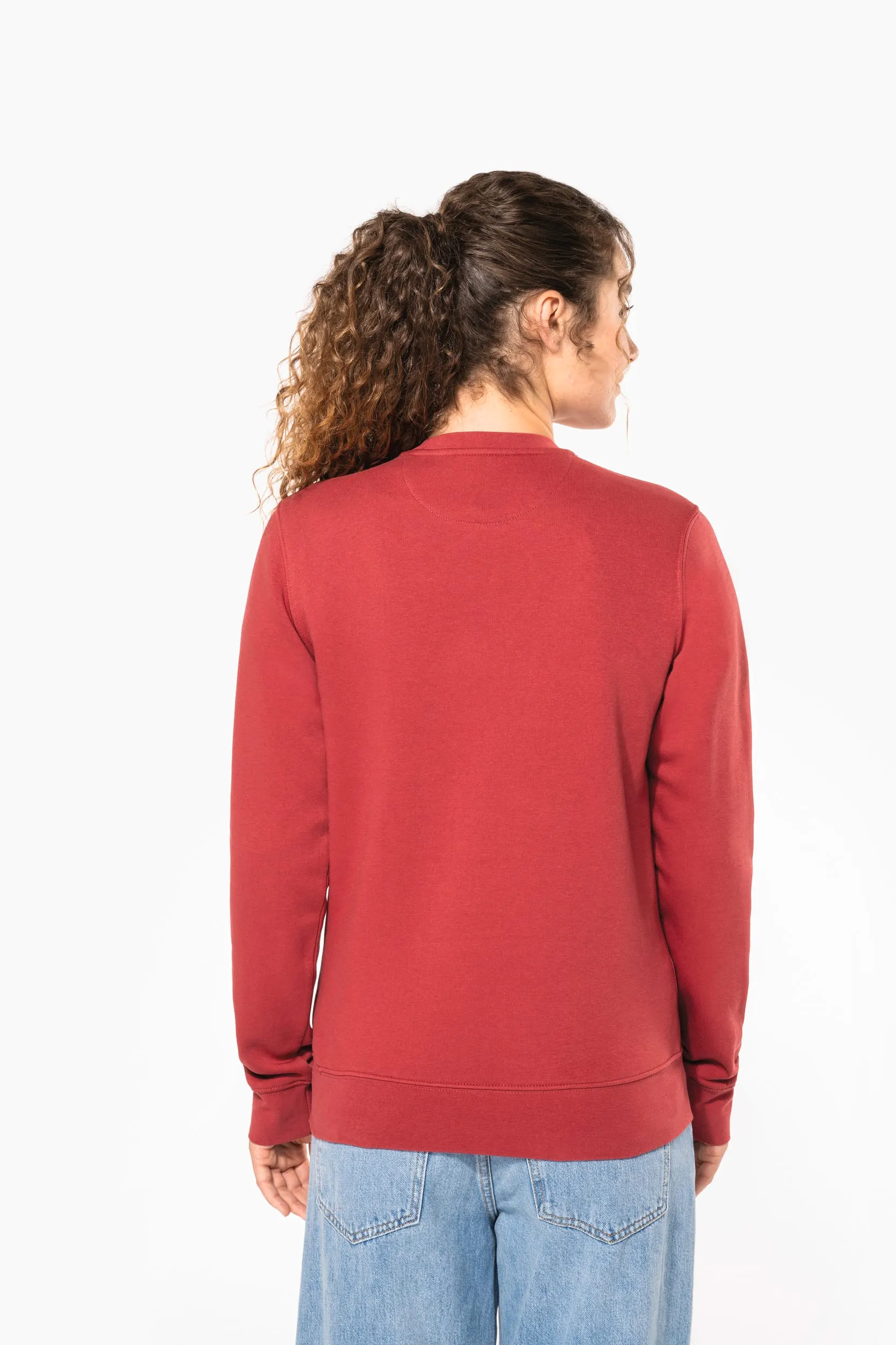Sudadera ecorresponsable de cuello redondo unisex