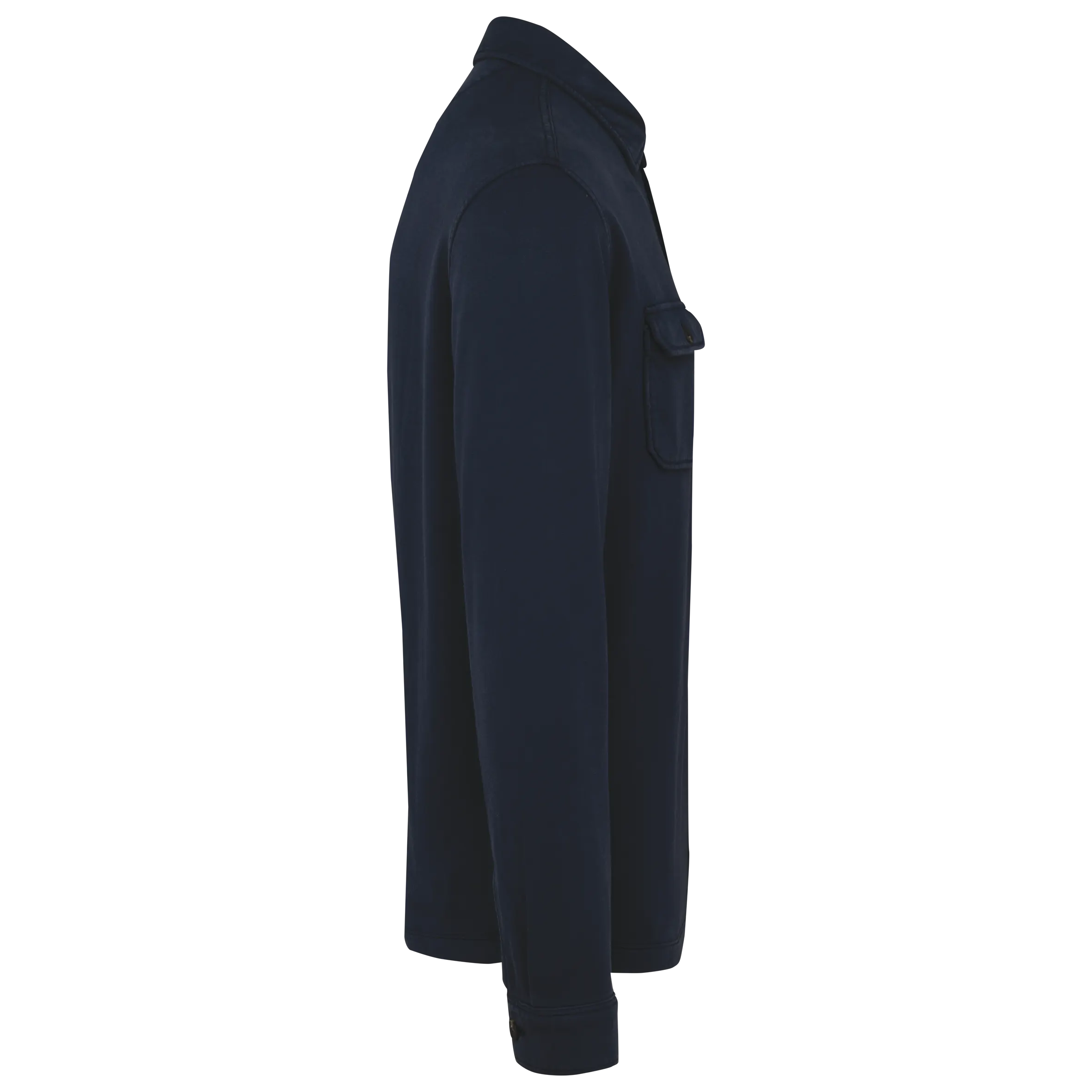 Sobrecamisa ecorresponsable efecto lavado de felpa perchada hombre