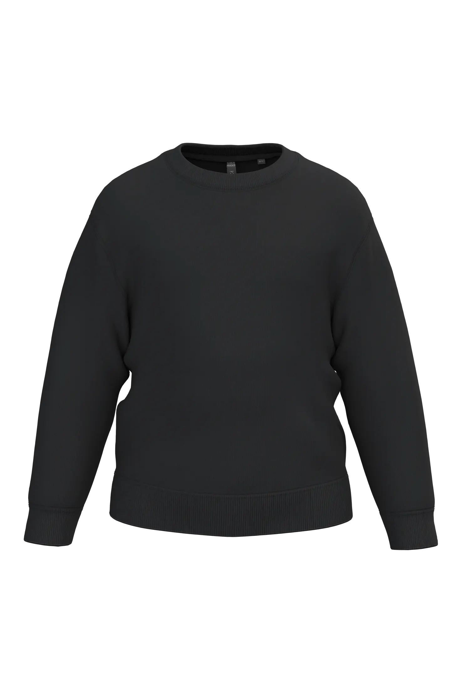 Sudadera reciclada cuello redondo infantil