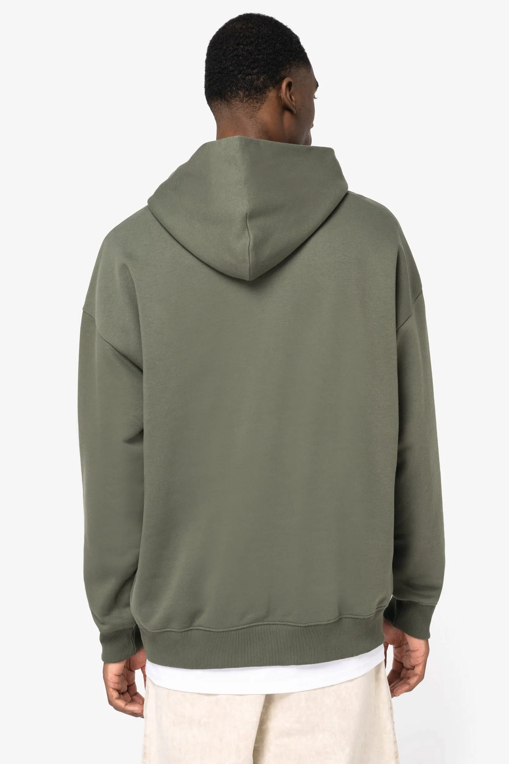 Sudadera ecorresponsable con capucha oversize unisex