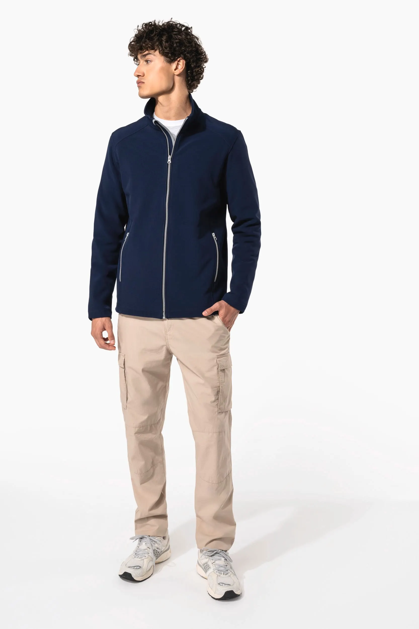 Chaqueta softshell 2 capas hombre