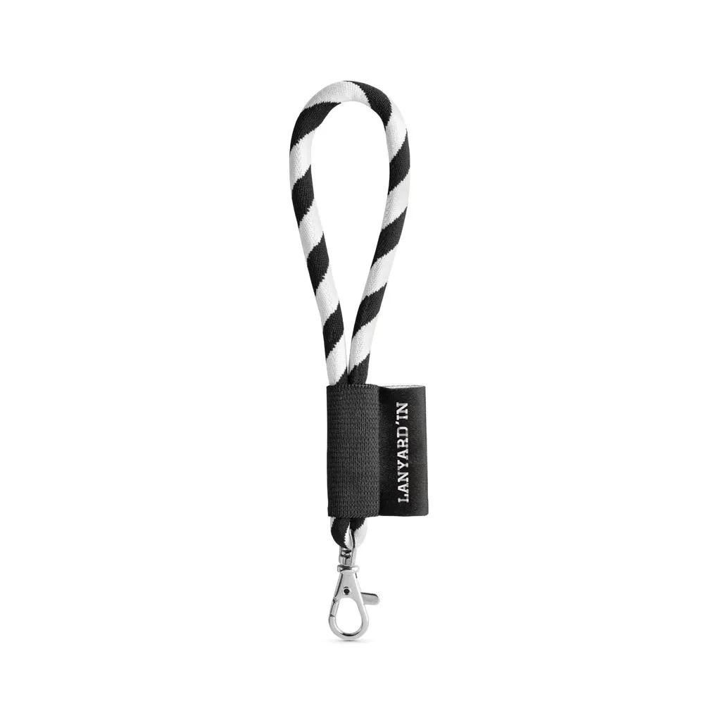 75090. SET Lanyard TUBE Short (Ø 7 mm) con mosquetón de 9 mm
