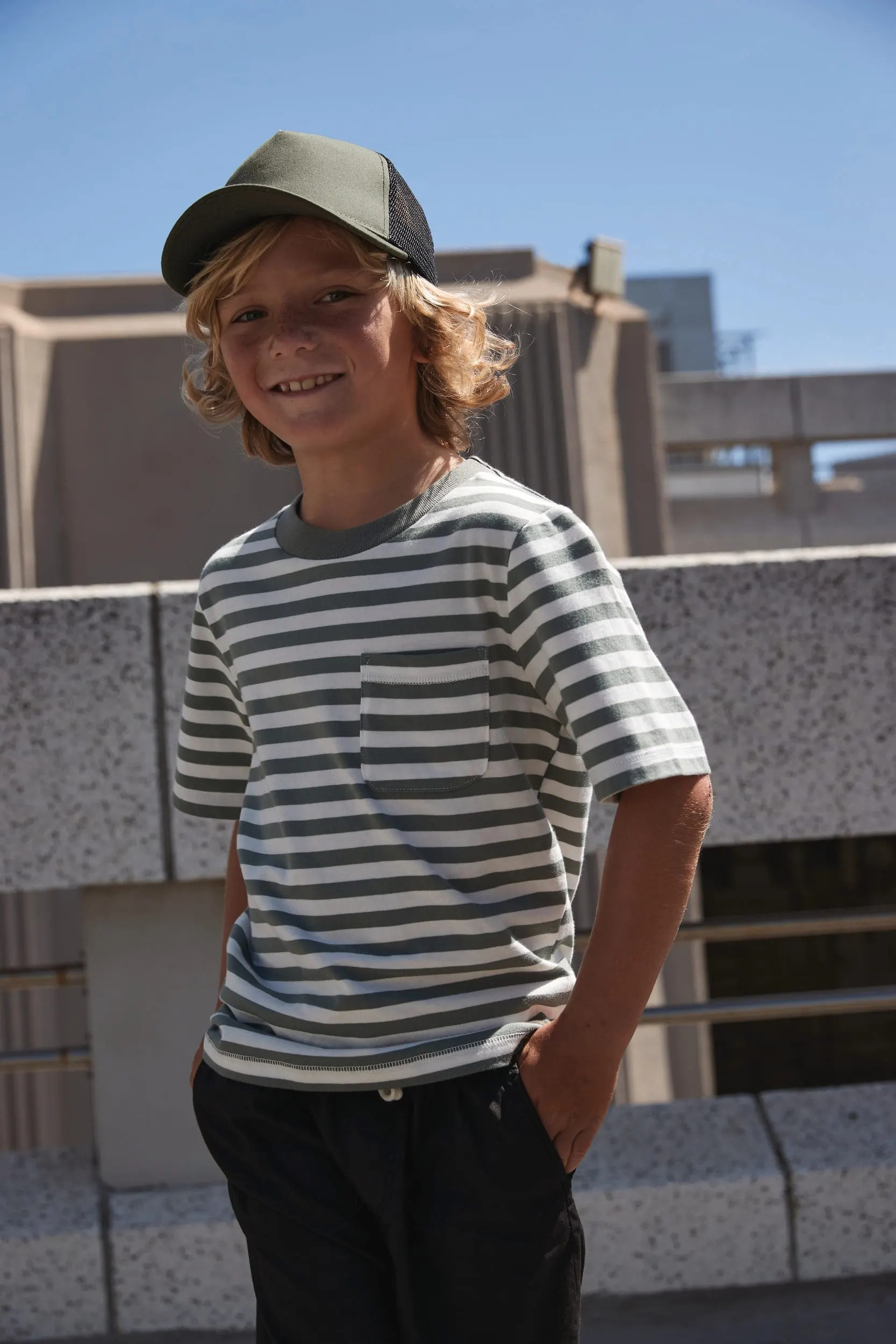 Gorra de rejilla ajustable en la parte posterior infantil<br/>