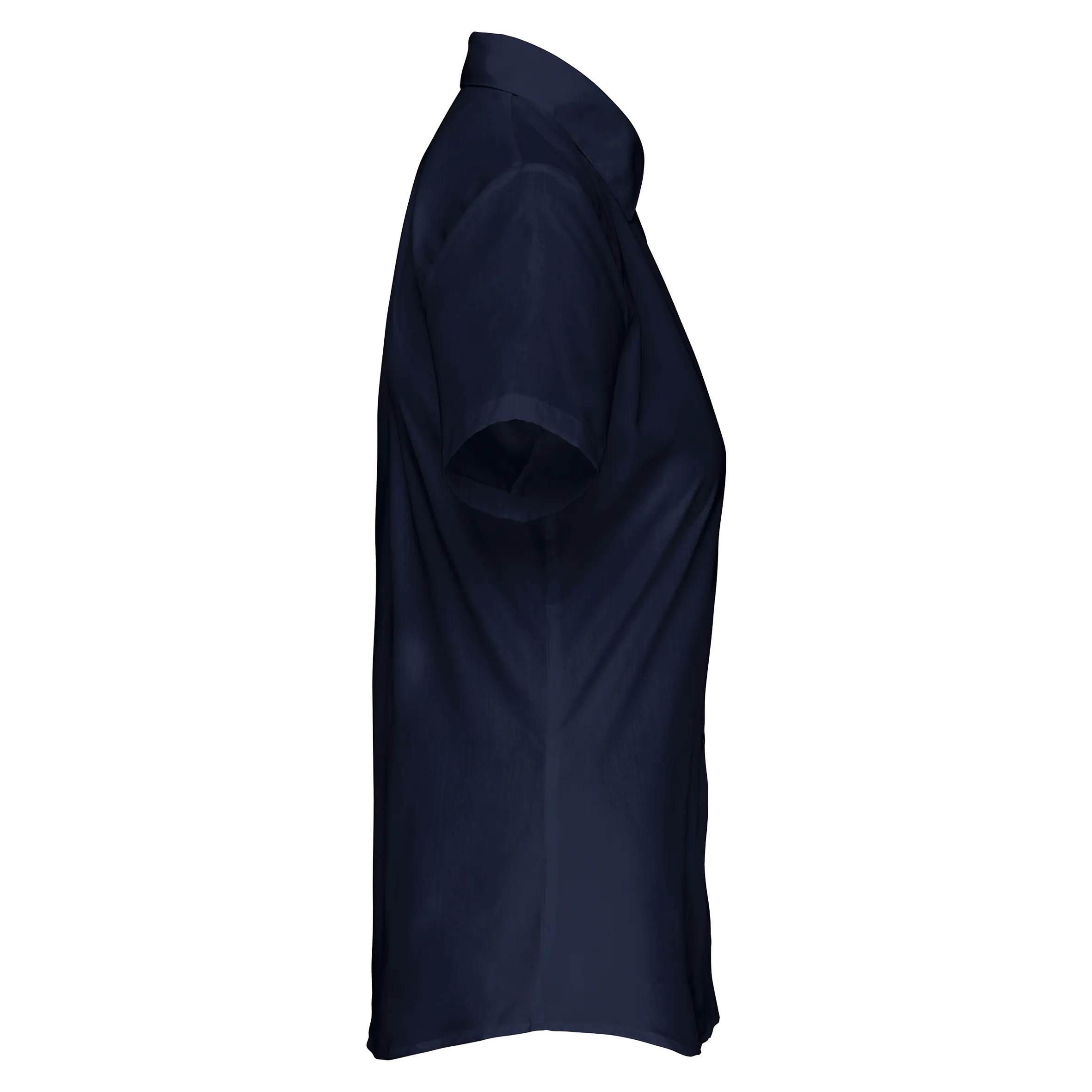 Camisa popelina de polialgodón manga corta de fácil cuidado mujer