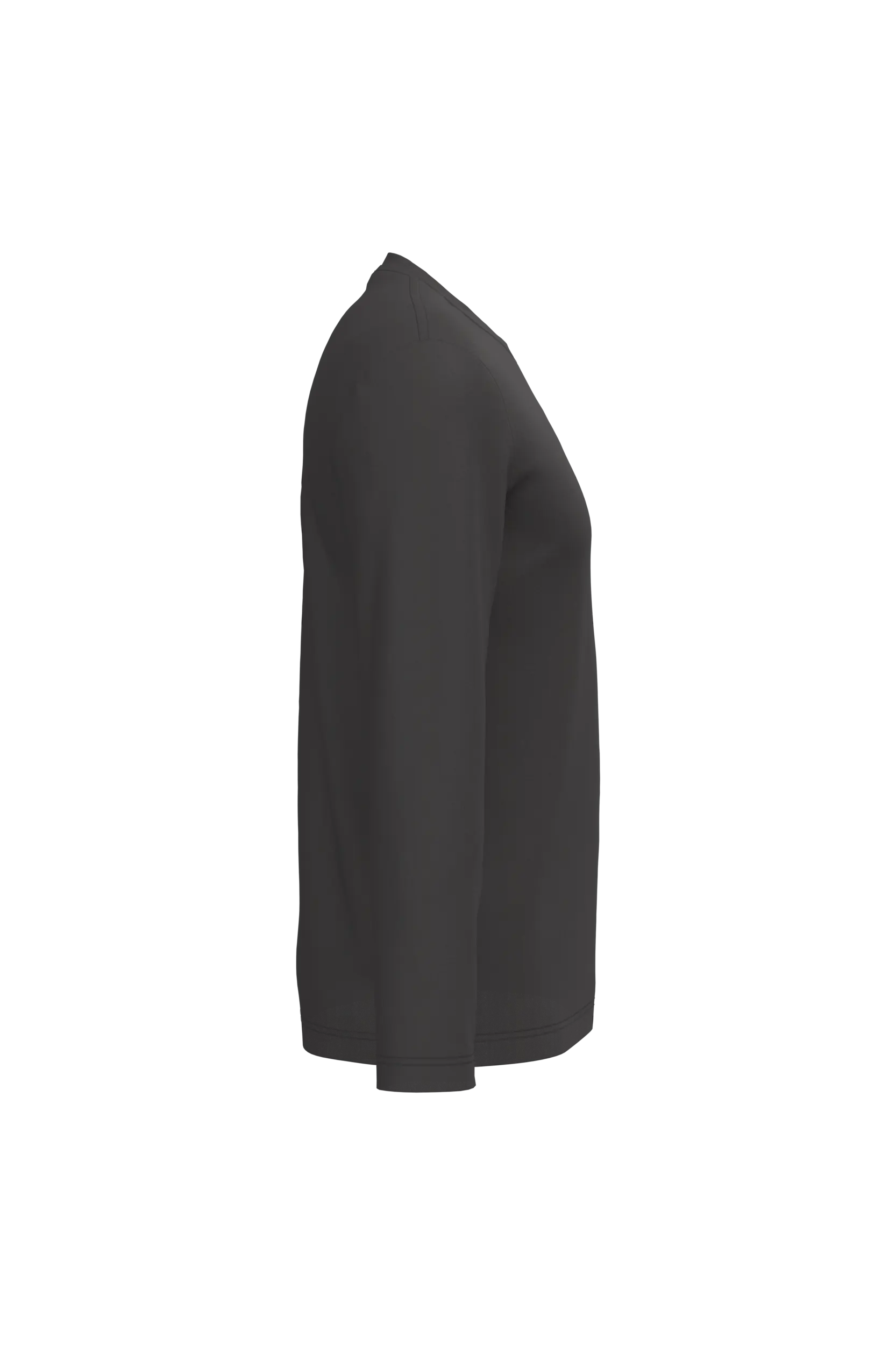 Camiseta maga larga y cuello redondo hombre