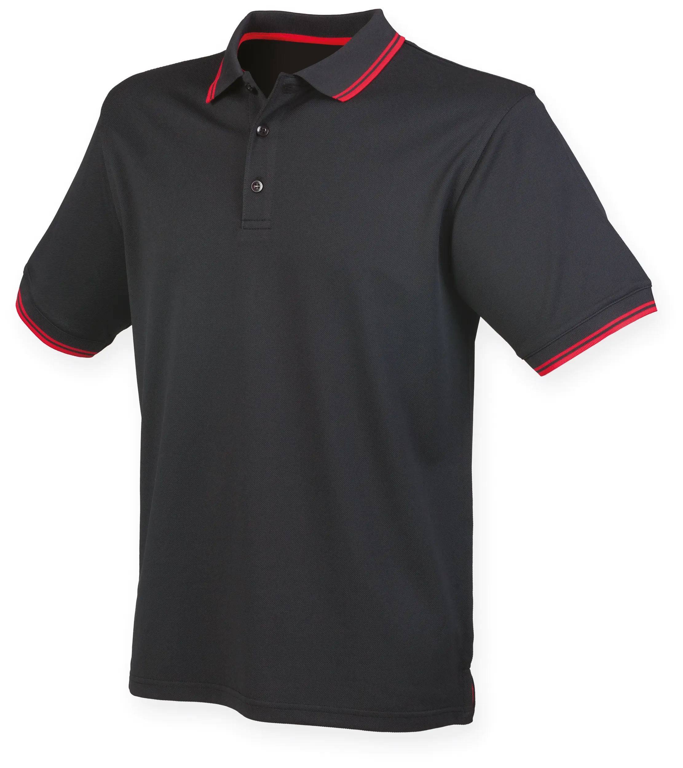 Polo Cool Plus® con ribete