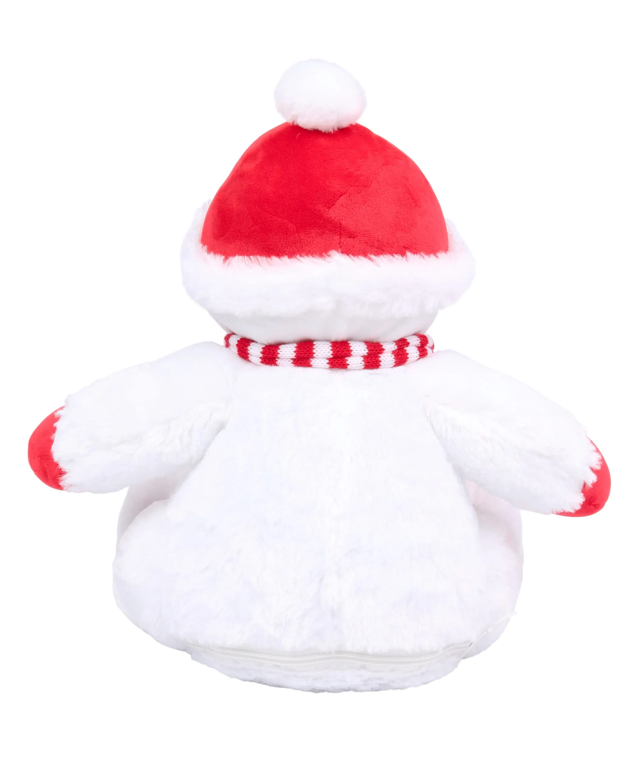Peluche Muñeco de nieve con cremallera