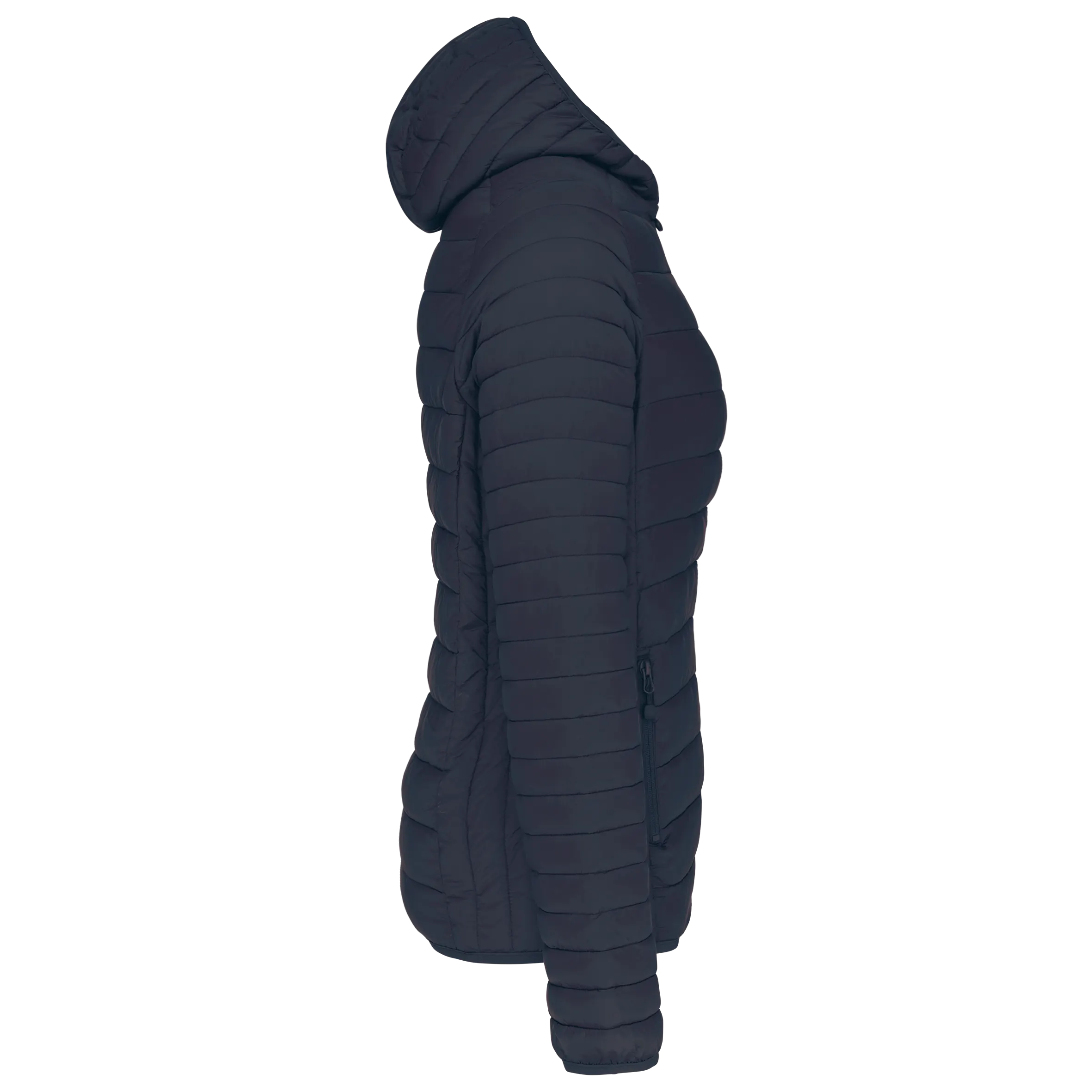 Chaqueta acolchada y ligera con capucha mujer