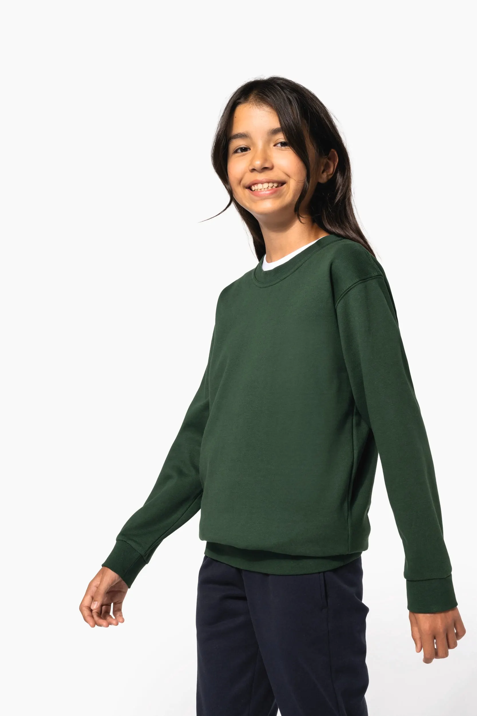 Sudadera cuello redondo infantil