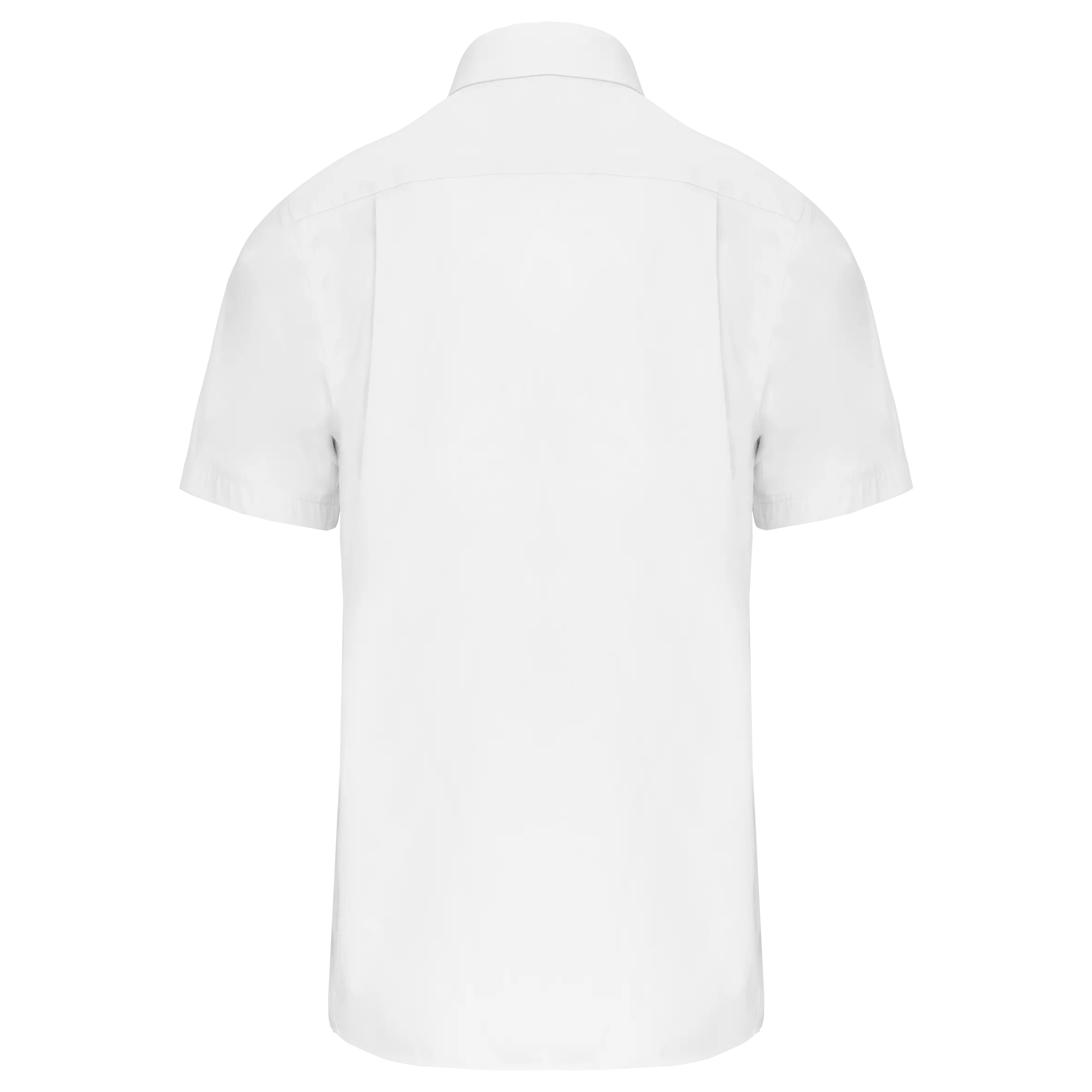 Camisa popelina manga corta hombre