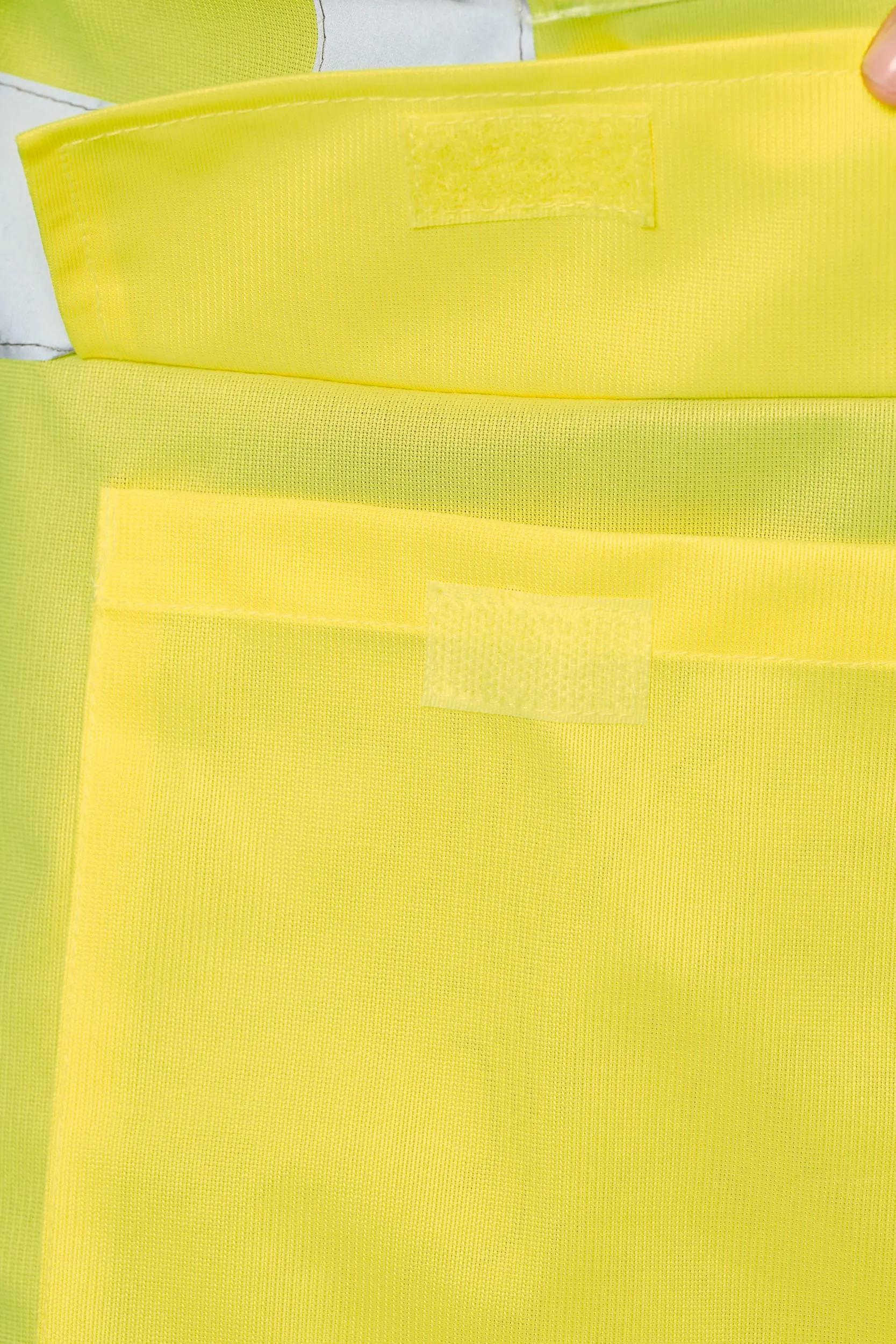 Chaleco de seguridad alta visibilidad reciclado con cremallera unisex