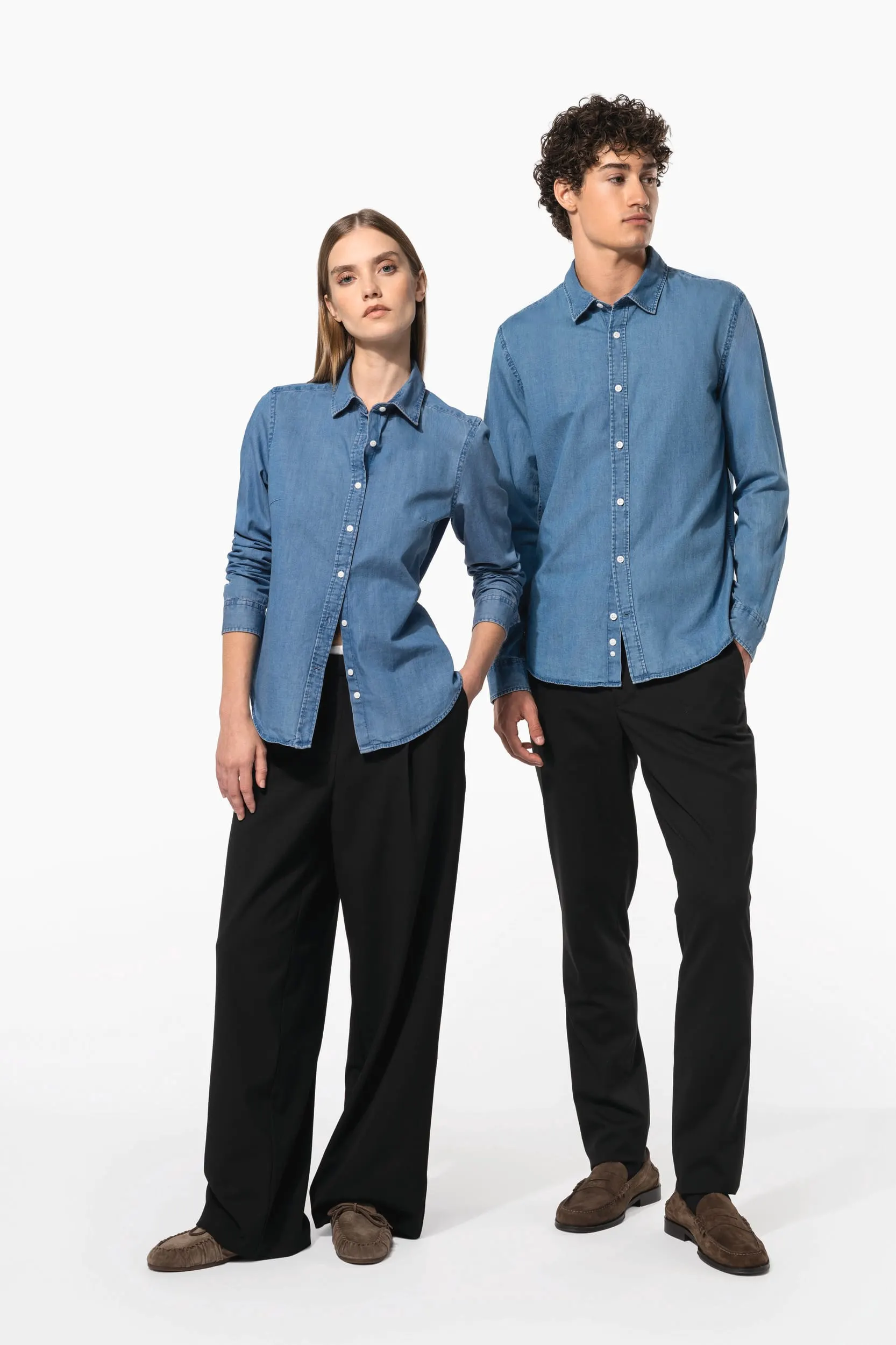 Camisa Denim mujer