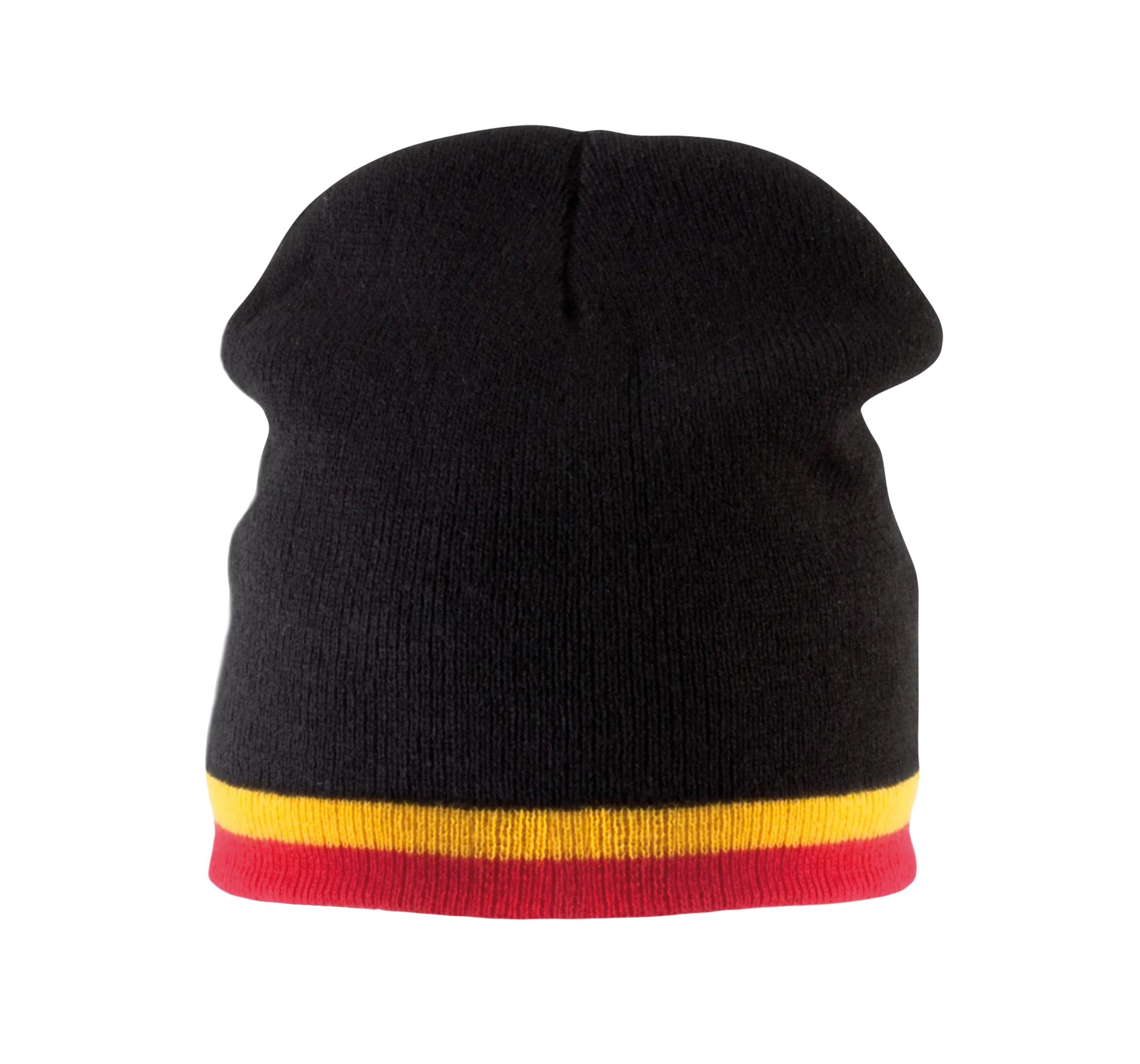 Gorro con tira bicolor contrastada